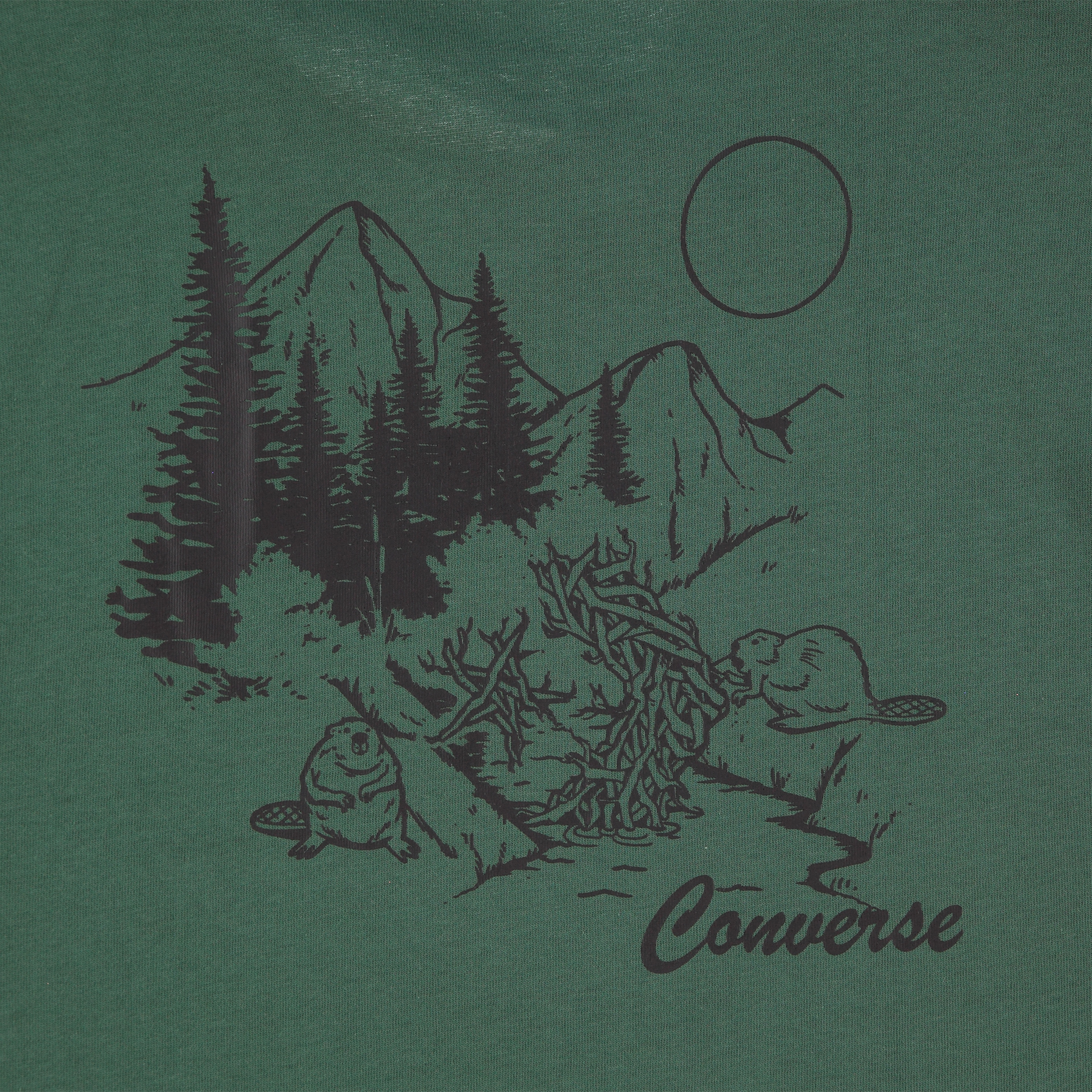 Converse Classic Erkek Gri T-Shirt