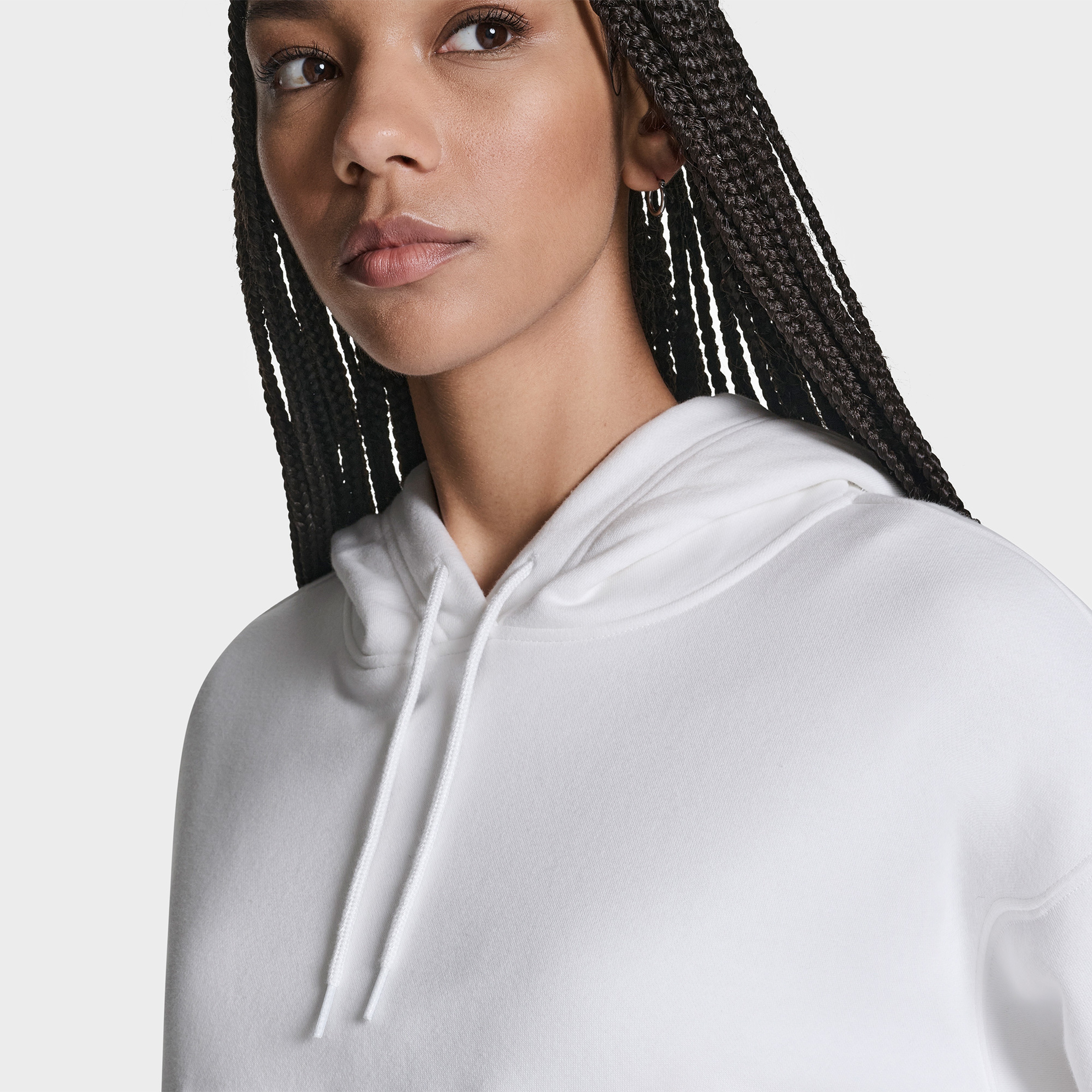 Converse Chuck Taylor All Star Cropped Unisex Beyaz Sweatshirt