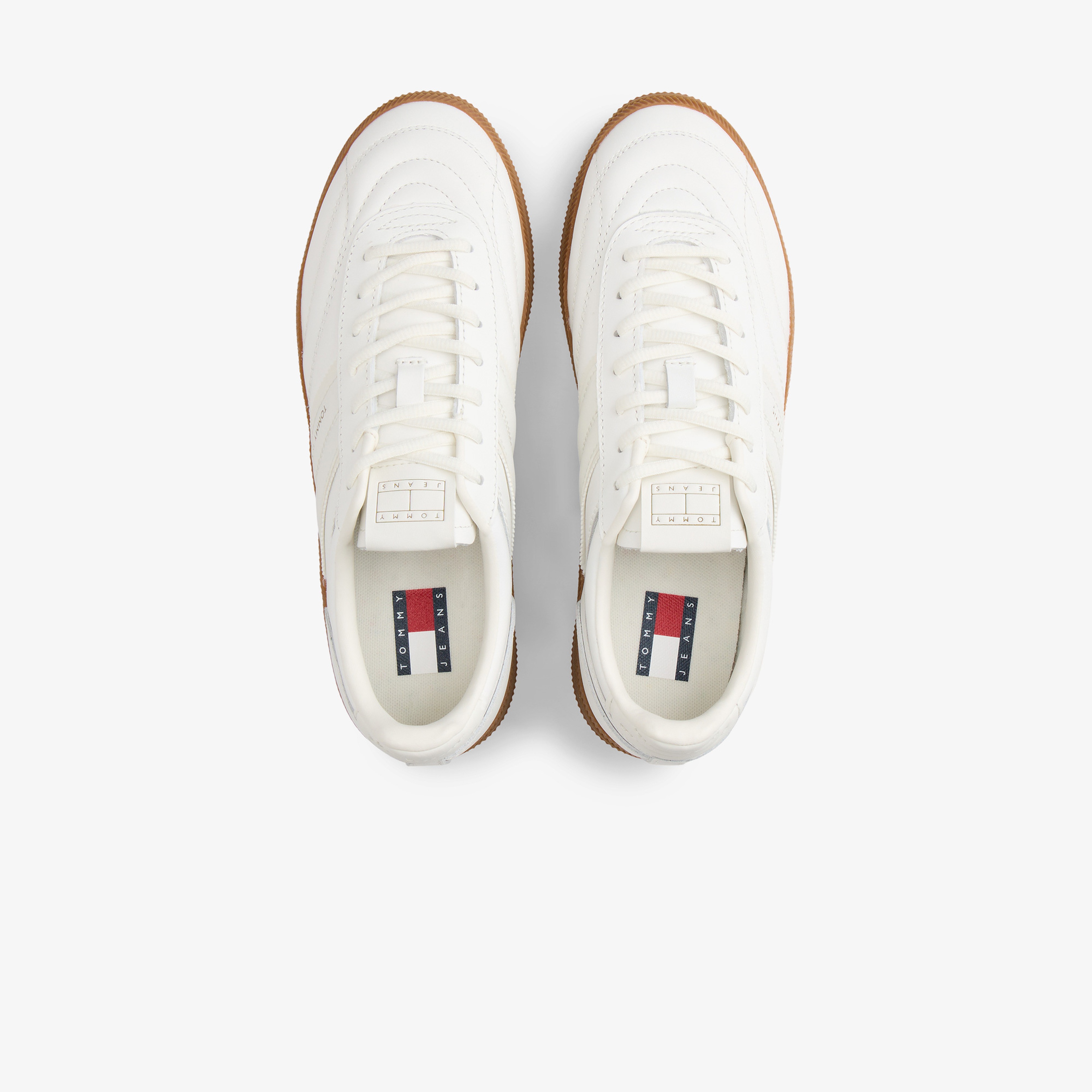 Tommy Hilfiger The Greenwich Edge Leather Kadın Beyaz Spor Ayakkabı