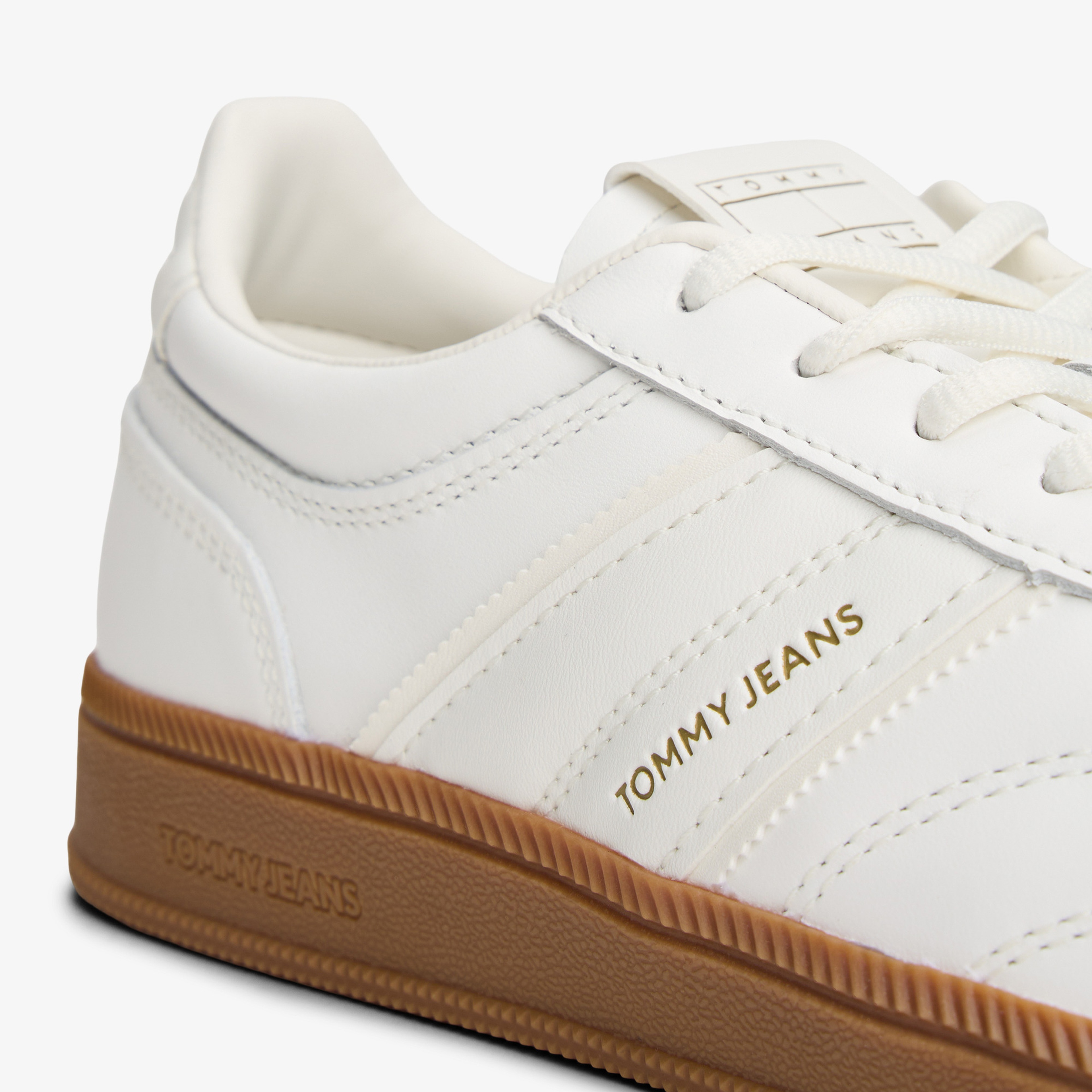 Tommy Hilfiger The Greenwich Edge Leather Kadın Beyaz Spor Ayakkabı