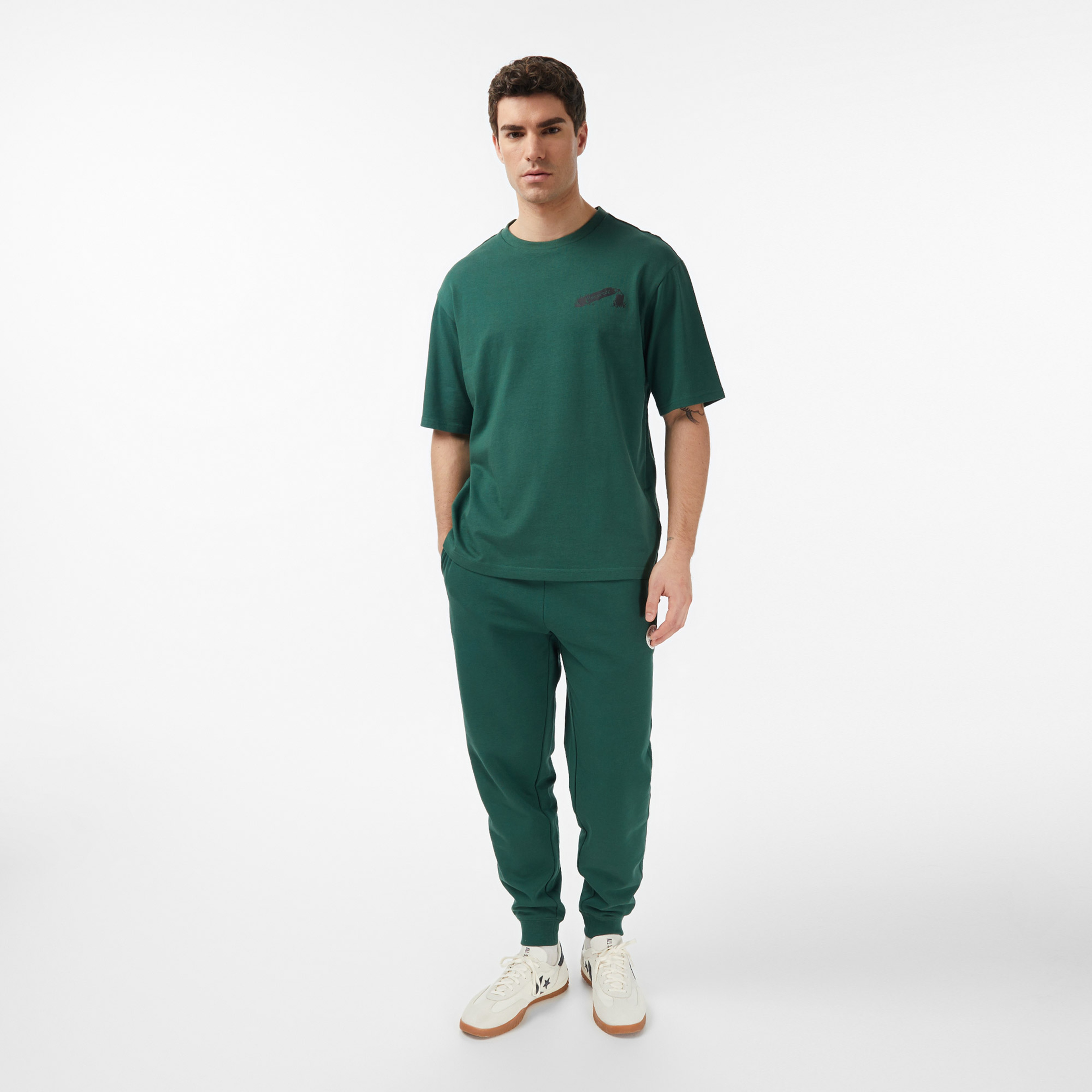 Converse Standard Fit Core Chuck Patch Erkek Yeşil Eşofman Altı