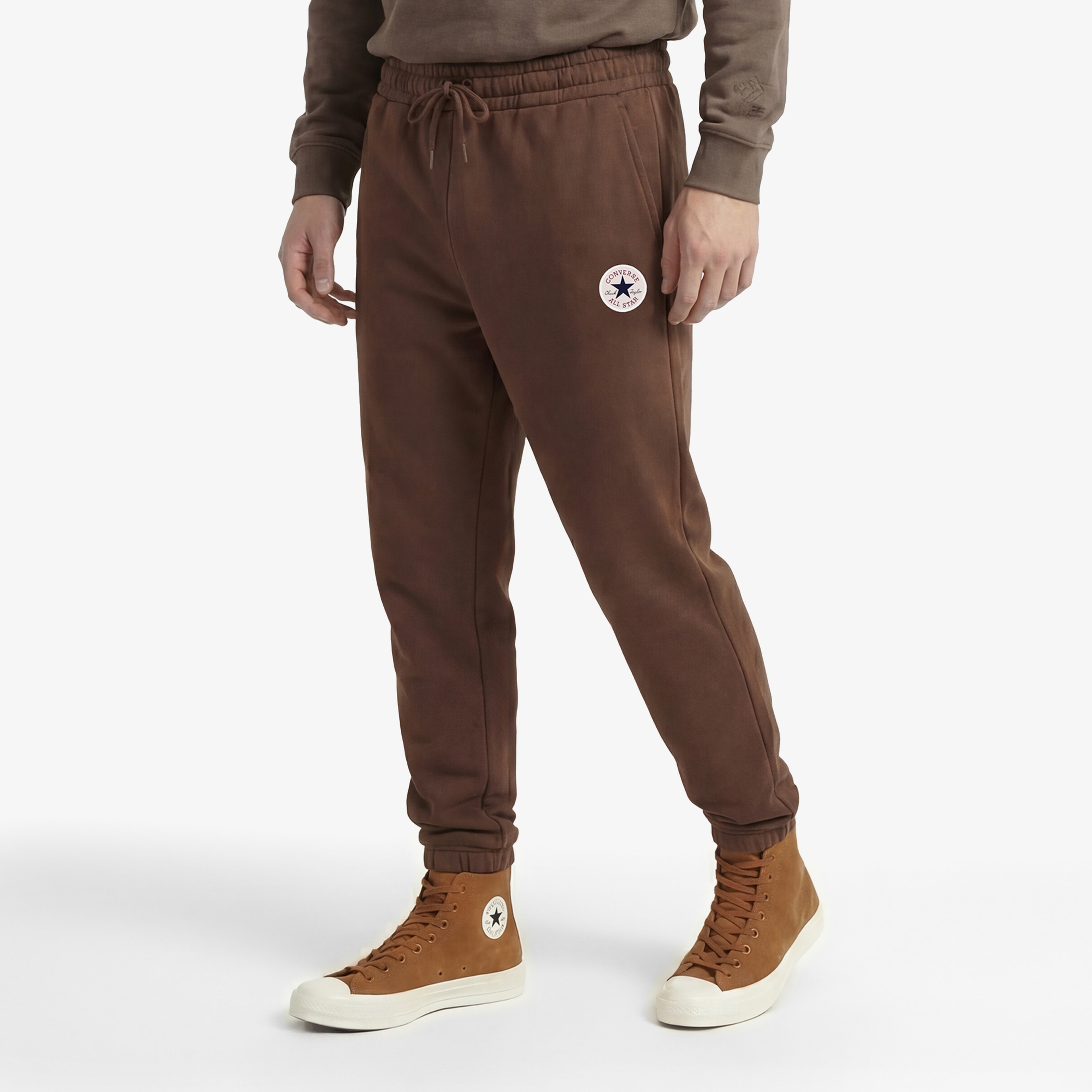 Converse Standard Fit Core Chuck Patch Erkek Kahverengi Eşofman Altı