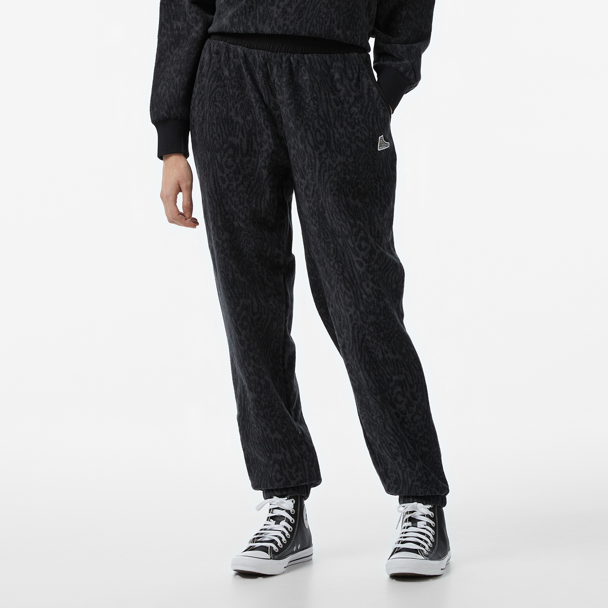 Converse Kadın Siyah Eşofman Altı