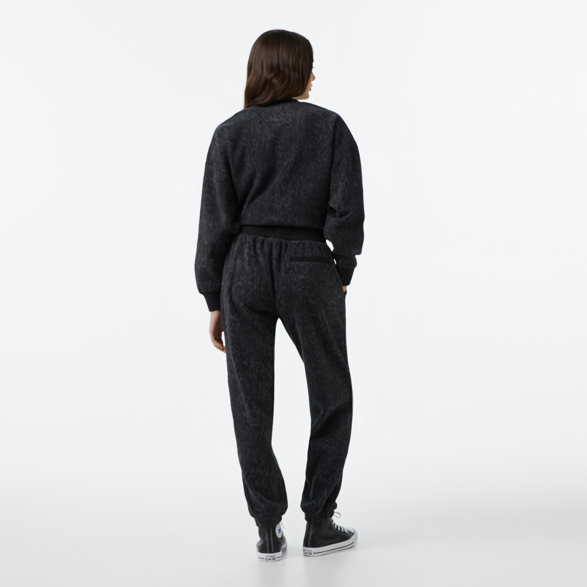 Converse Kadın Siyah Eşofman Altı