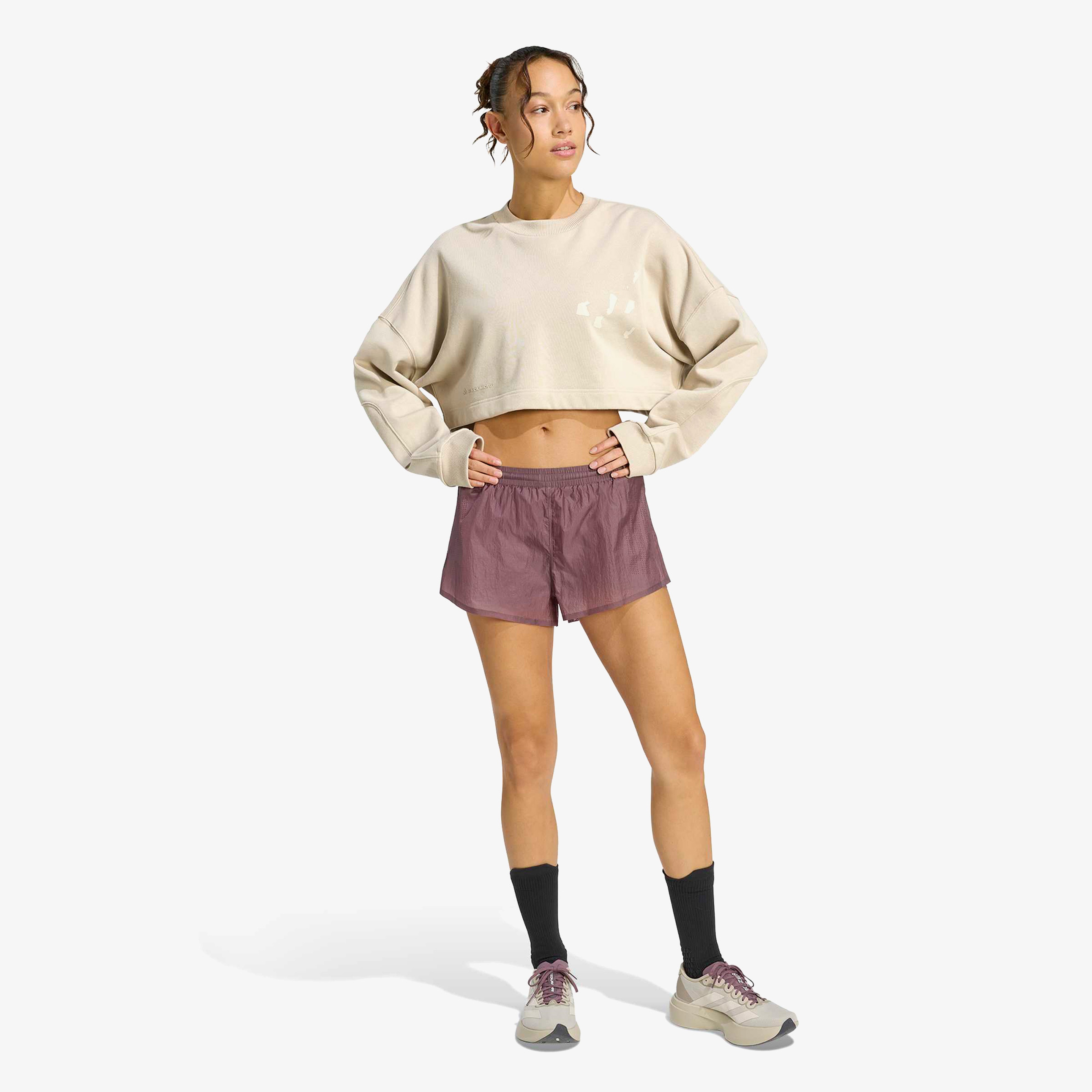 adidas Adi365 Kadın Bej Sweatshirt