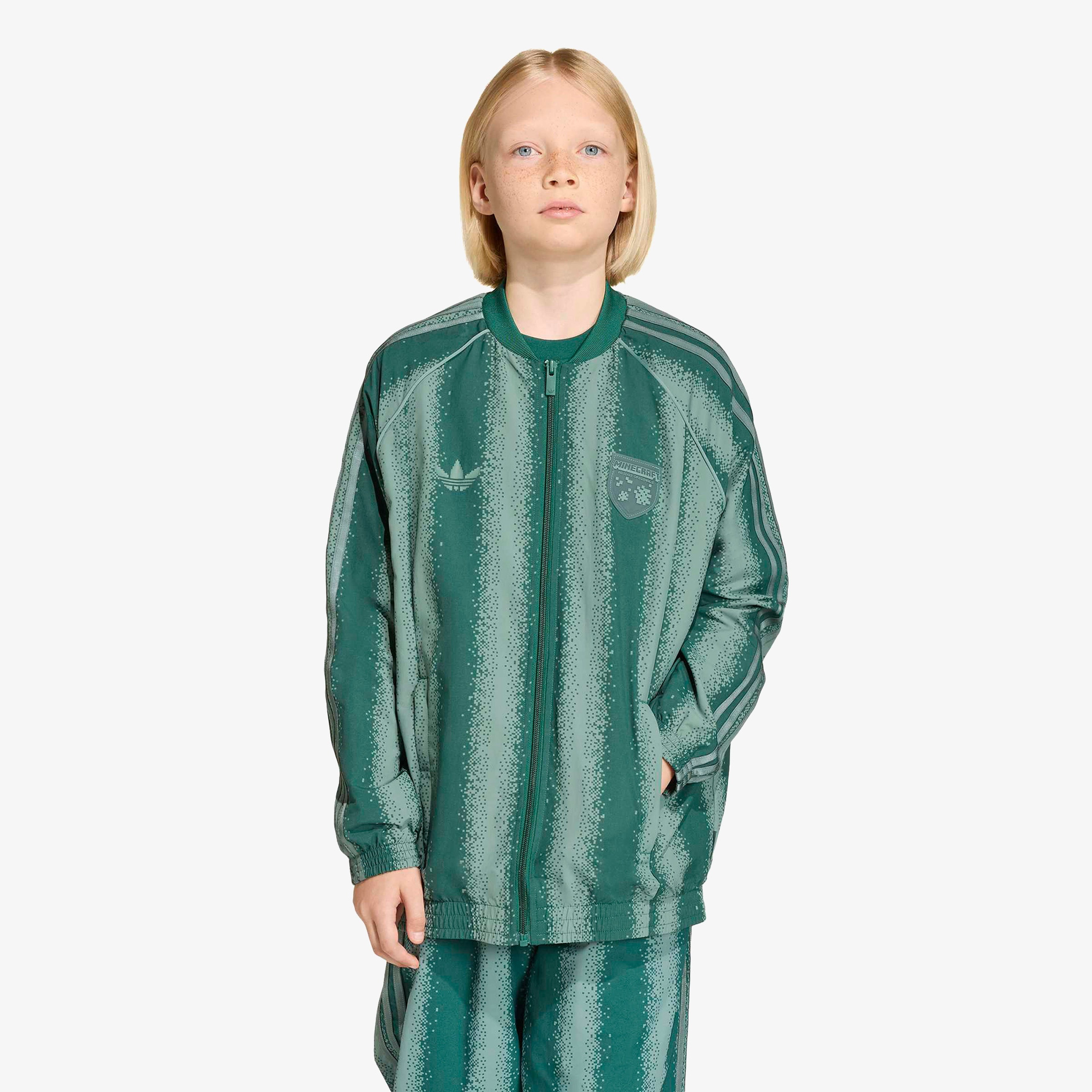 adidas Minecraft Sst Lo Tt Çocuk Yeşil Ceket