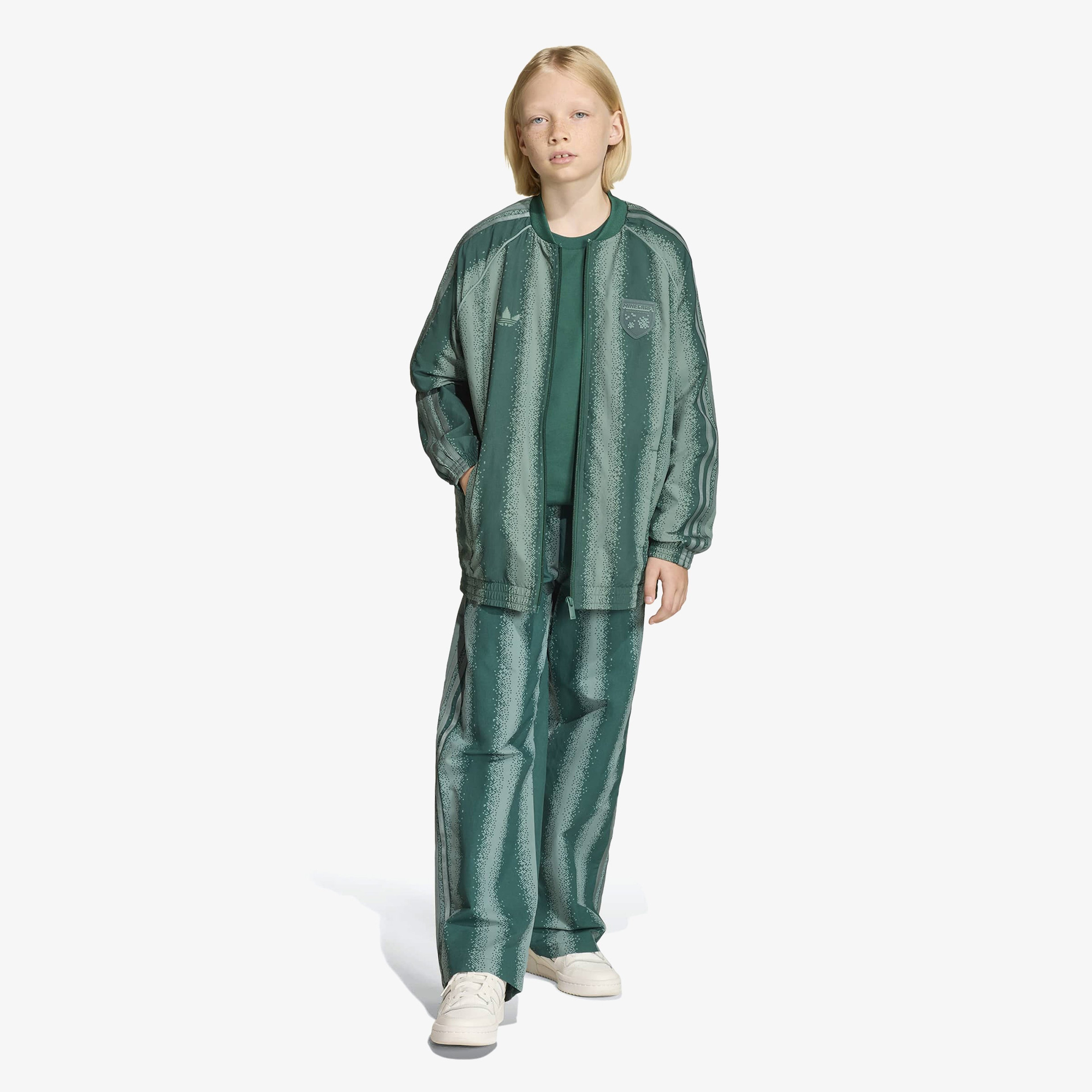 adidas Minecraft Sst Lo Tt Çocuk Yeşil Ceket