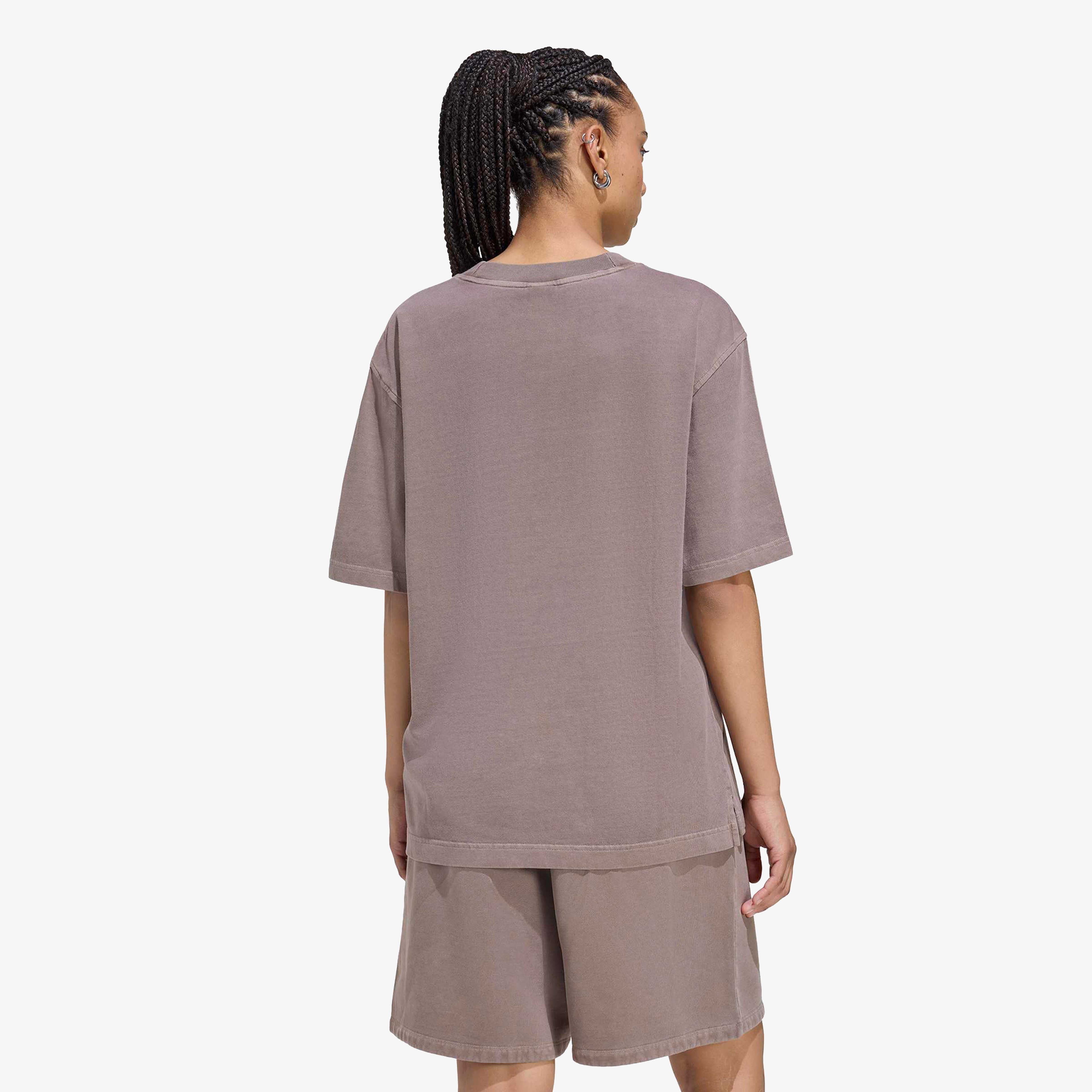 adidas Essential Kadın Kahverengi T-Shirt
