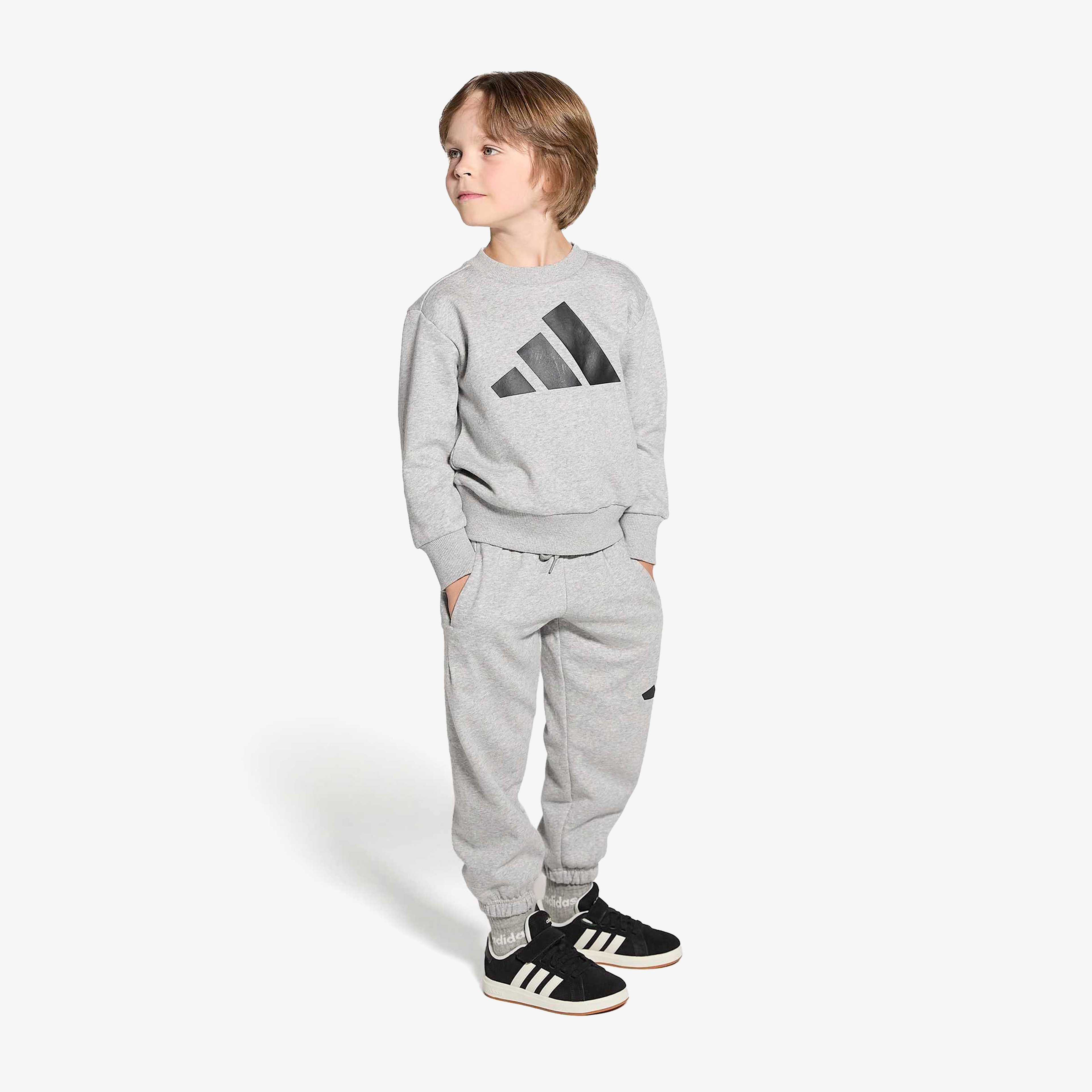 adidas Grand Court 00S El Çocuk Siyah Spor Ayakkabı