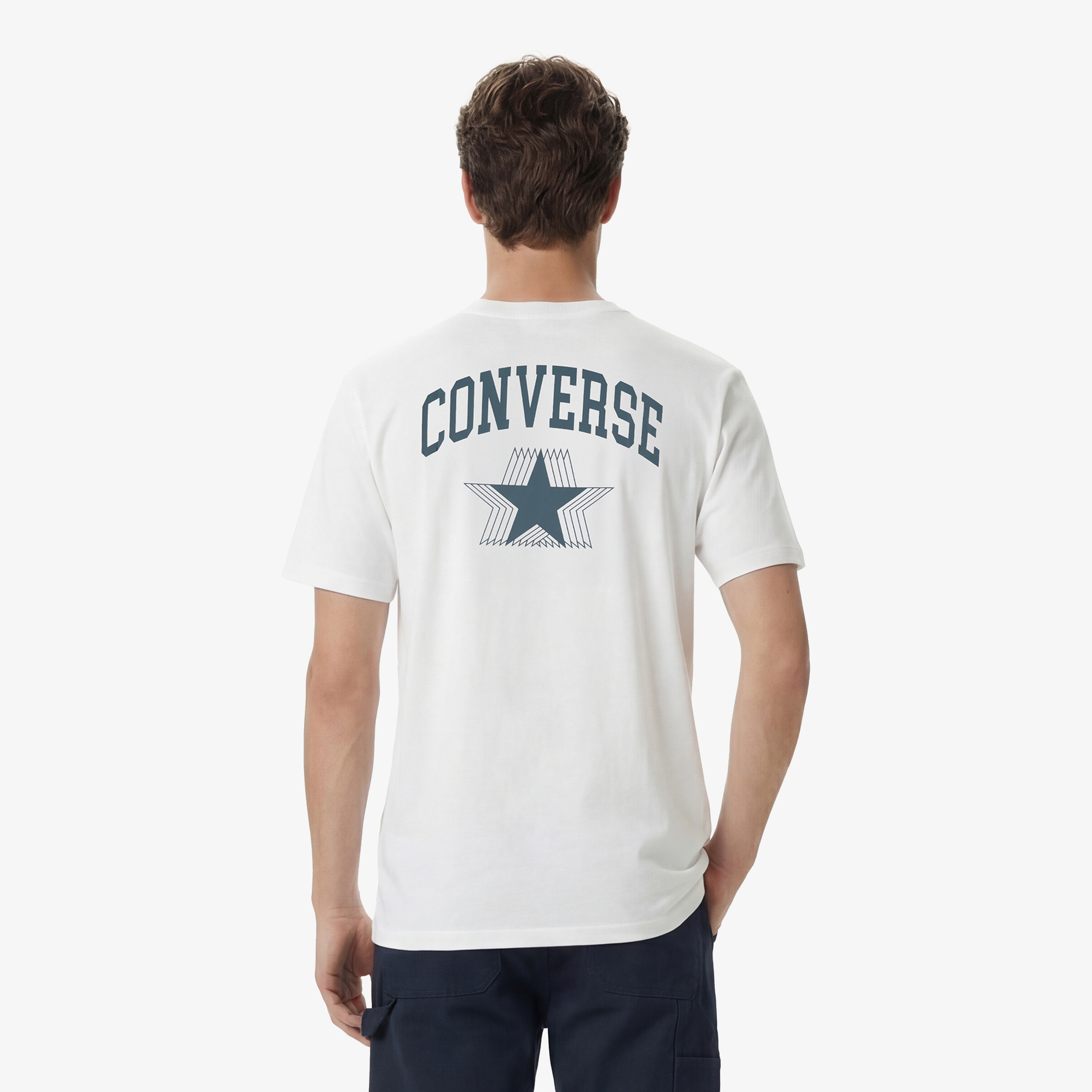 Converse Retro Chuck Taylor Erkek Beyaz T-Shirt