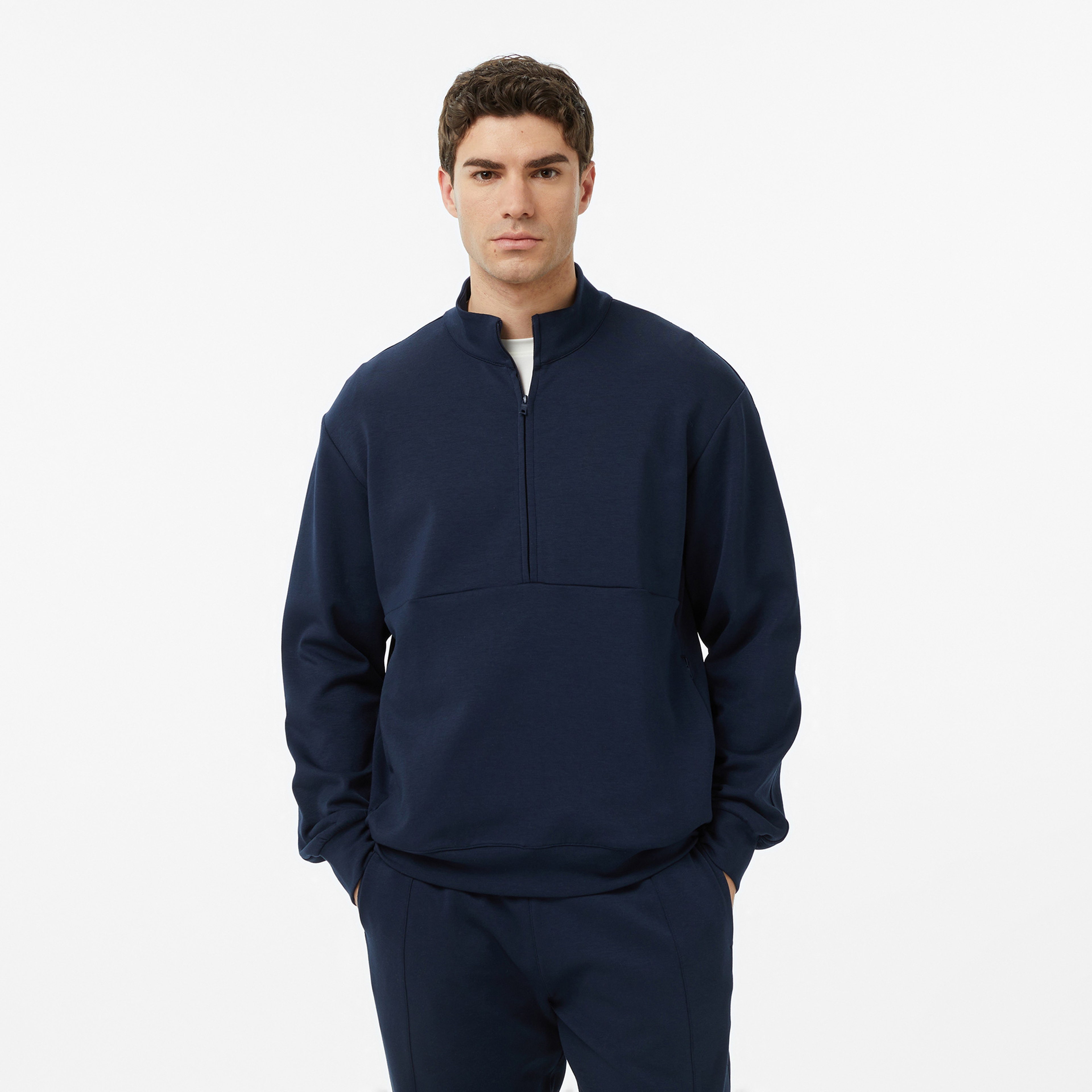 Nautica Erkek Lacivert Regular Fit Sweatshirt
