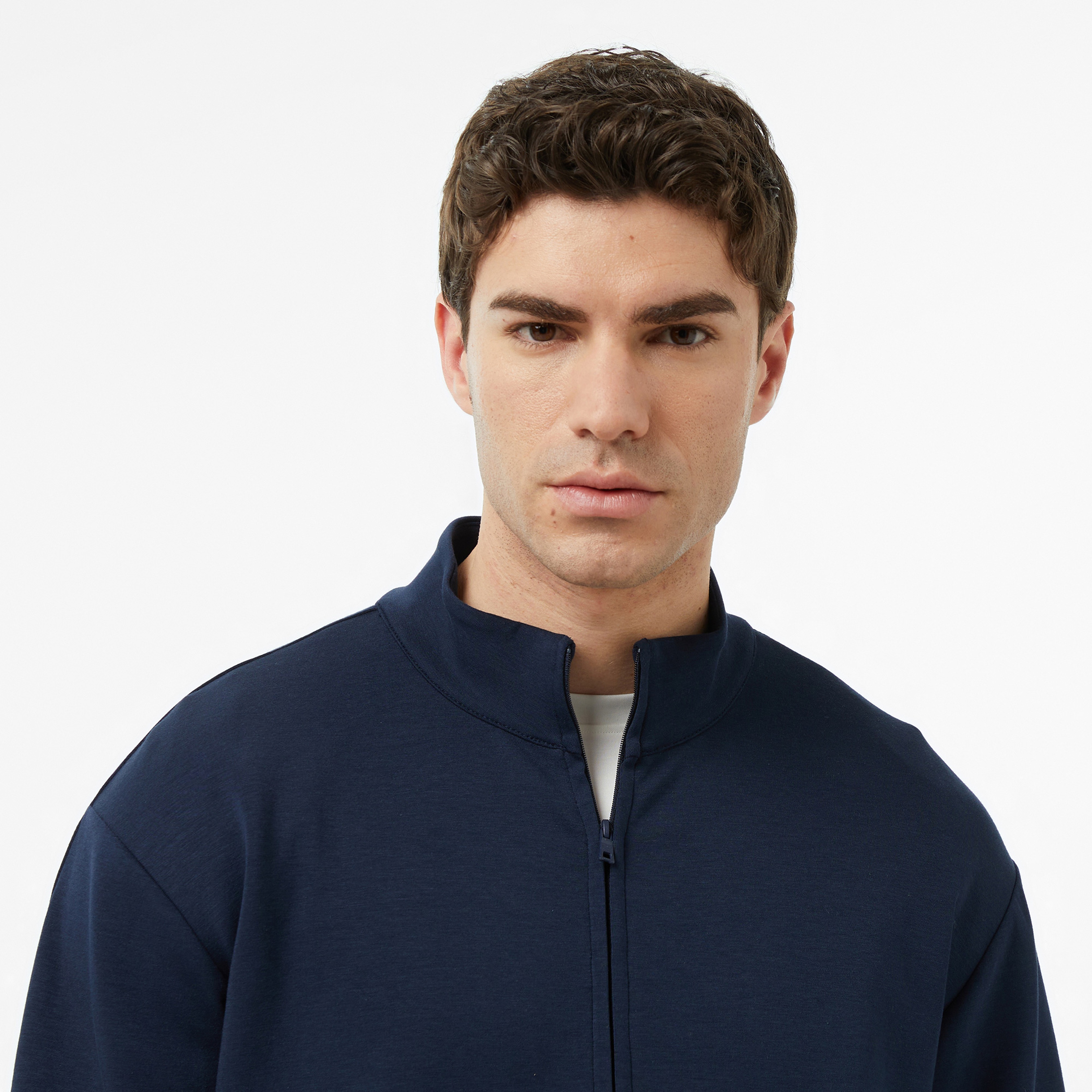 Nautica Erkek Lacivert Regular Fit Sweatshirt