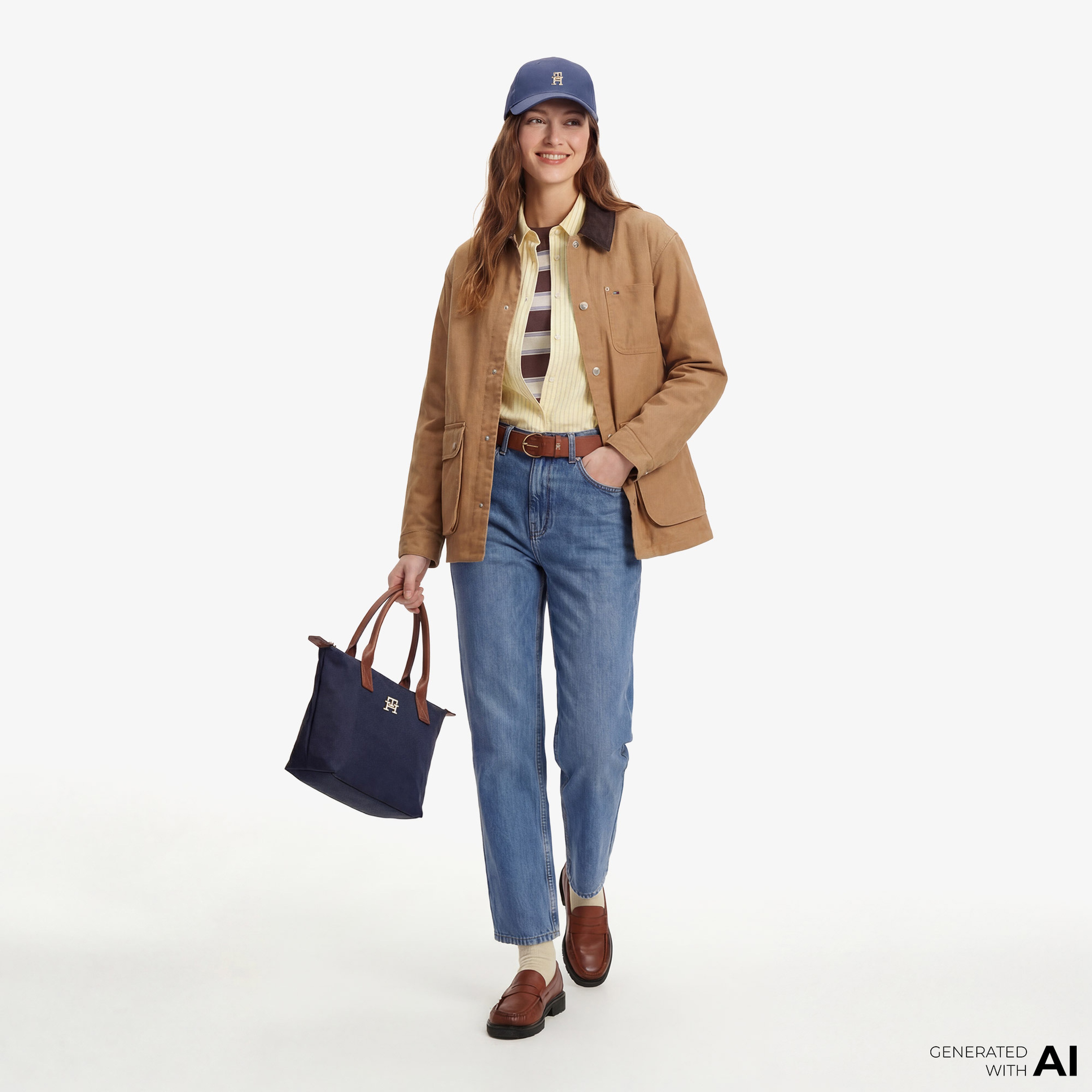 Tommy Hilfiger Soft Utility Kadın Kahverengi Ceket