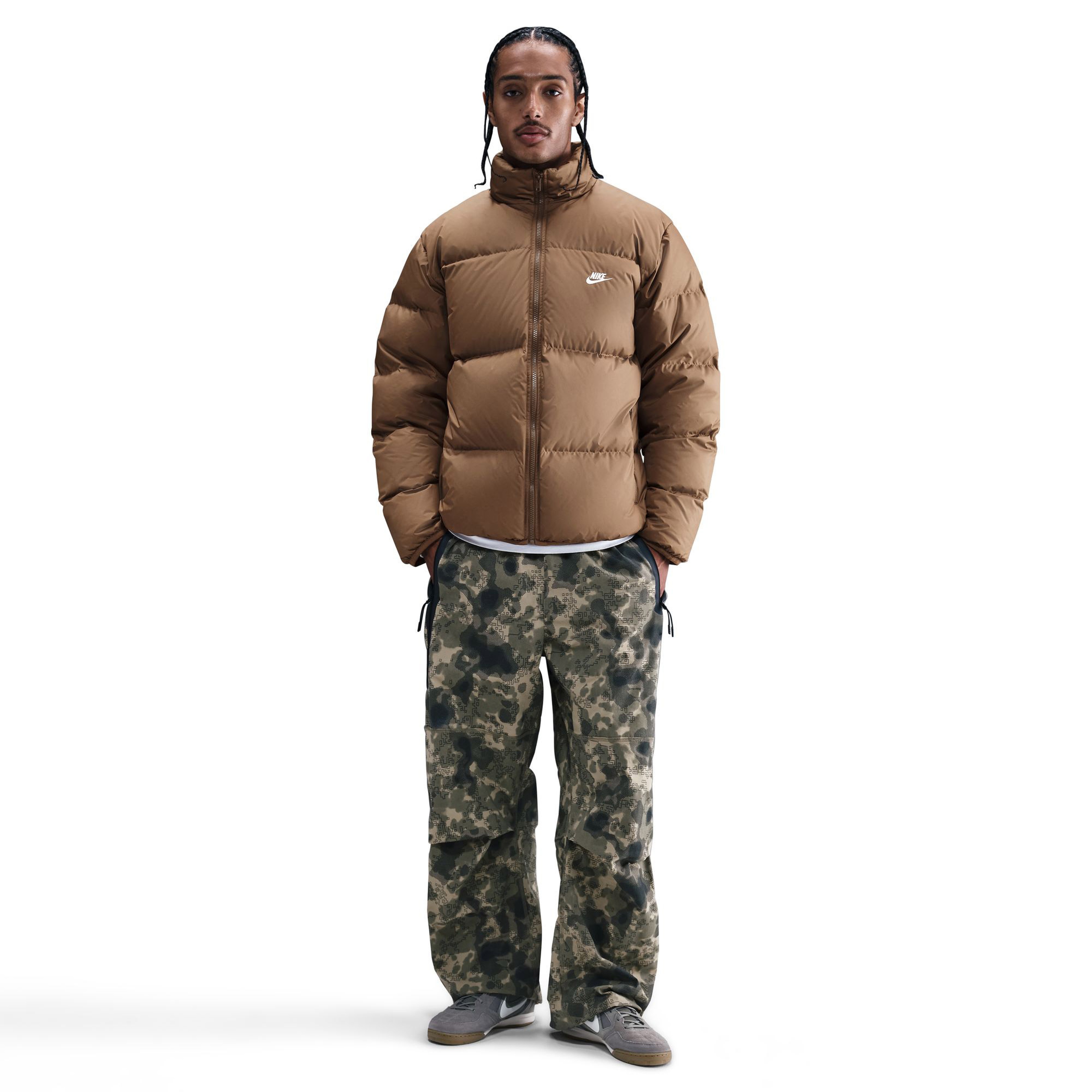 Nike Sportswear Club Erkek Kahverengi Ceket