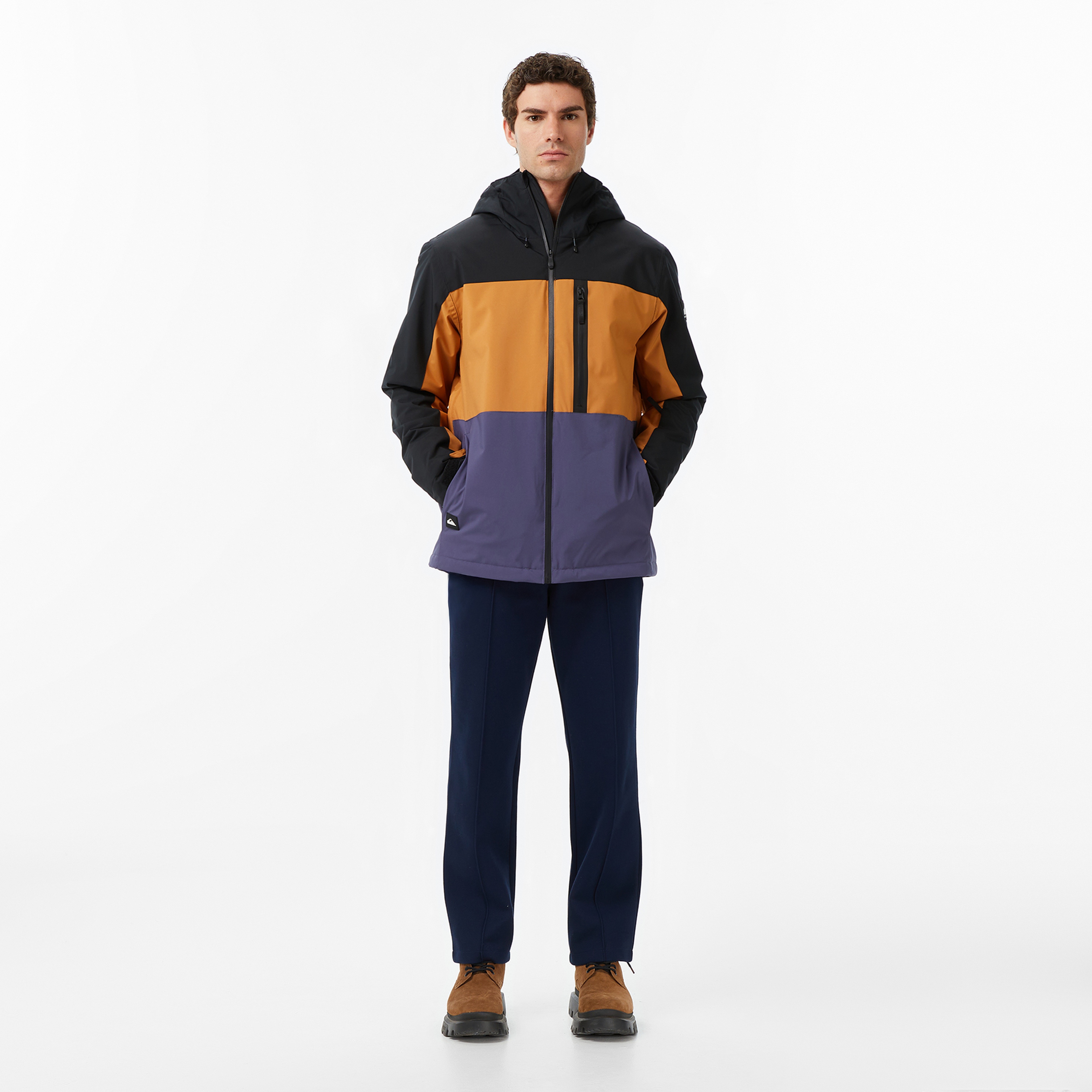 Quiksilver Sycamore Block 20K Erkek Renkli Kayak Montu