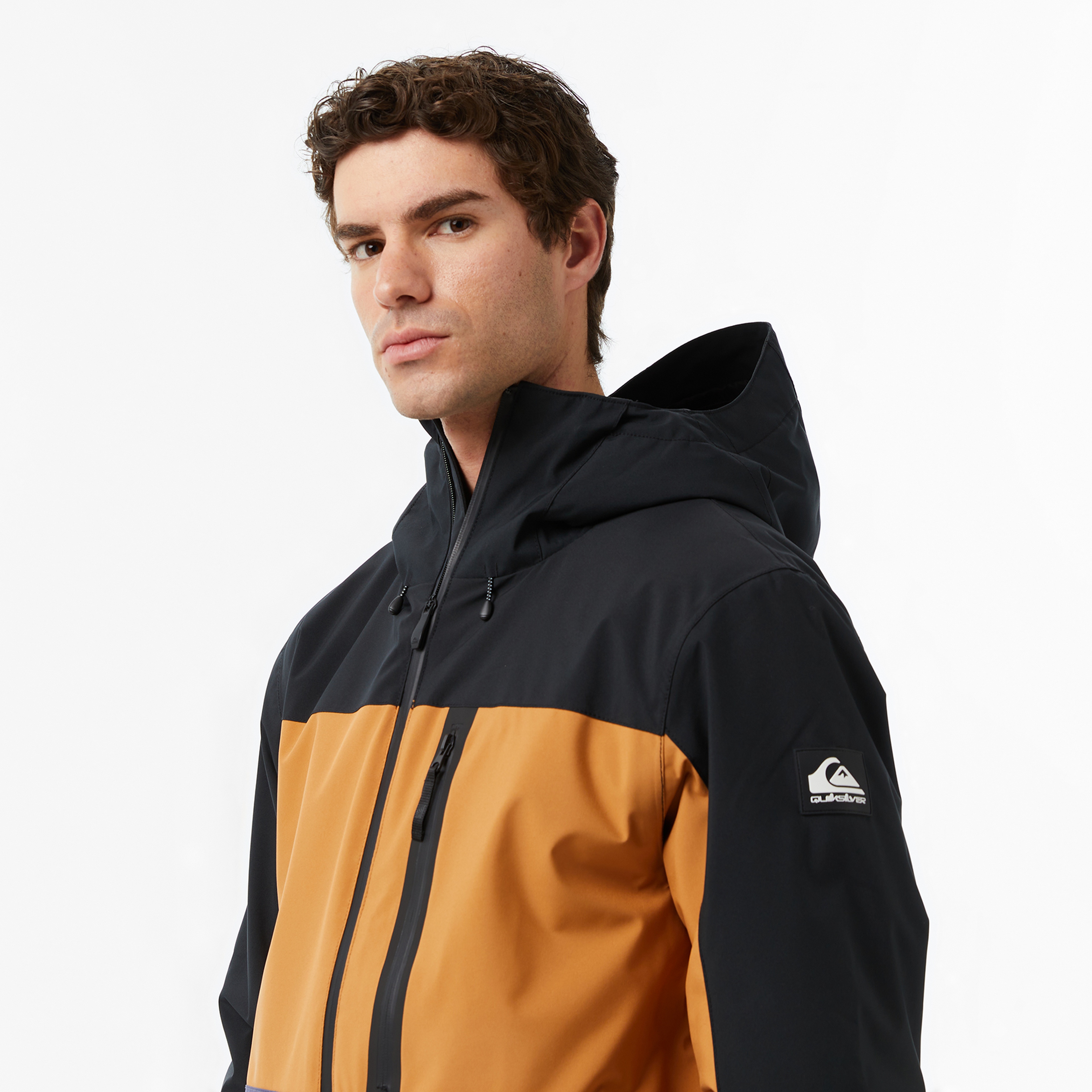 Quiksilver Sycamore Block 20K Erkek Renkli Kayak Montu