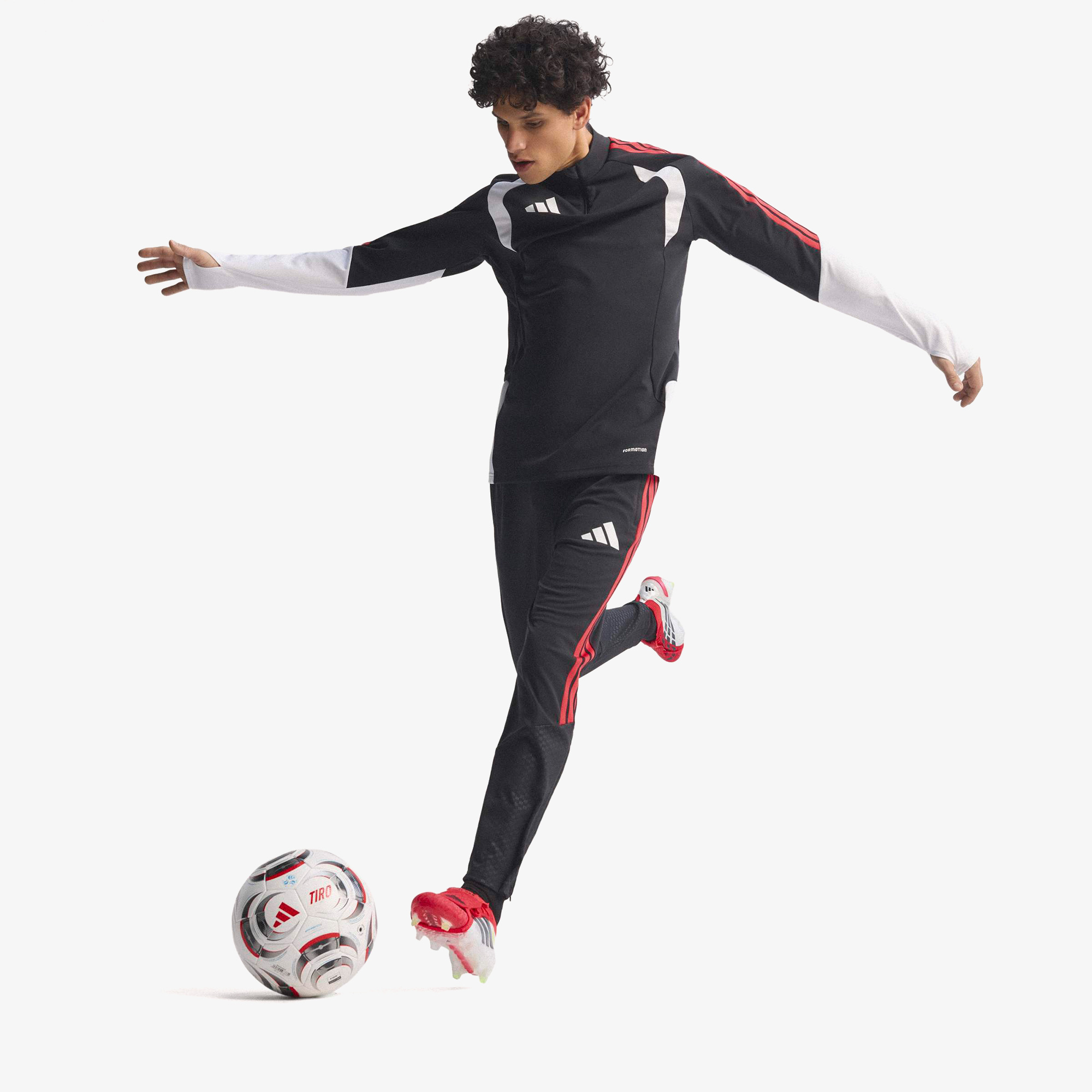 adidas Predator Elite FoldOver Tongue Erkek Kırmızı Çim Saha Kramponu