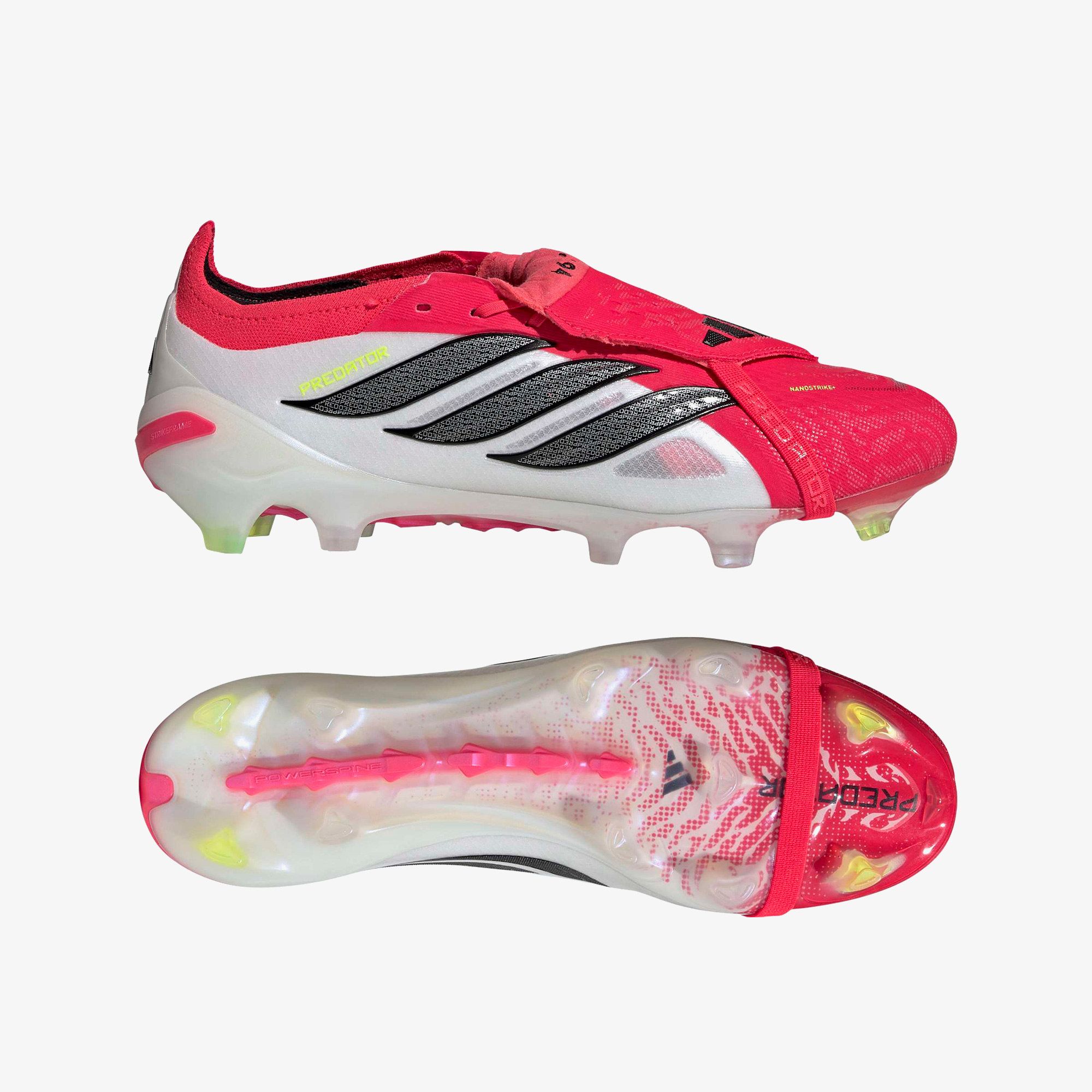 adidas Predator Elite FoldOver Tongue Erkek Kırmızı Çim Saha Kramponu
