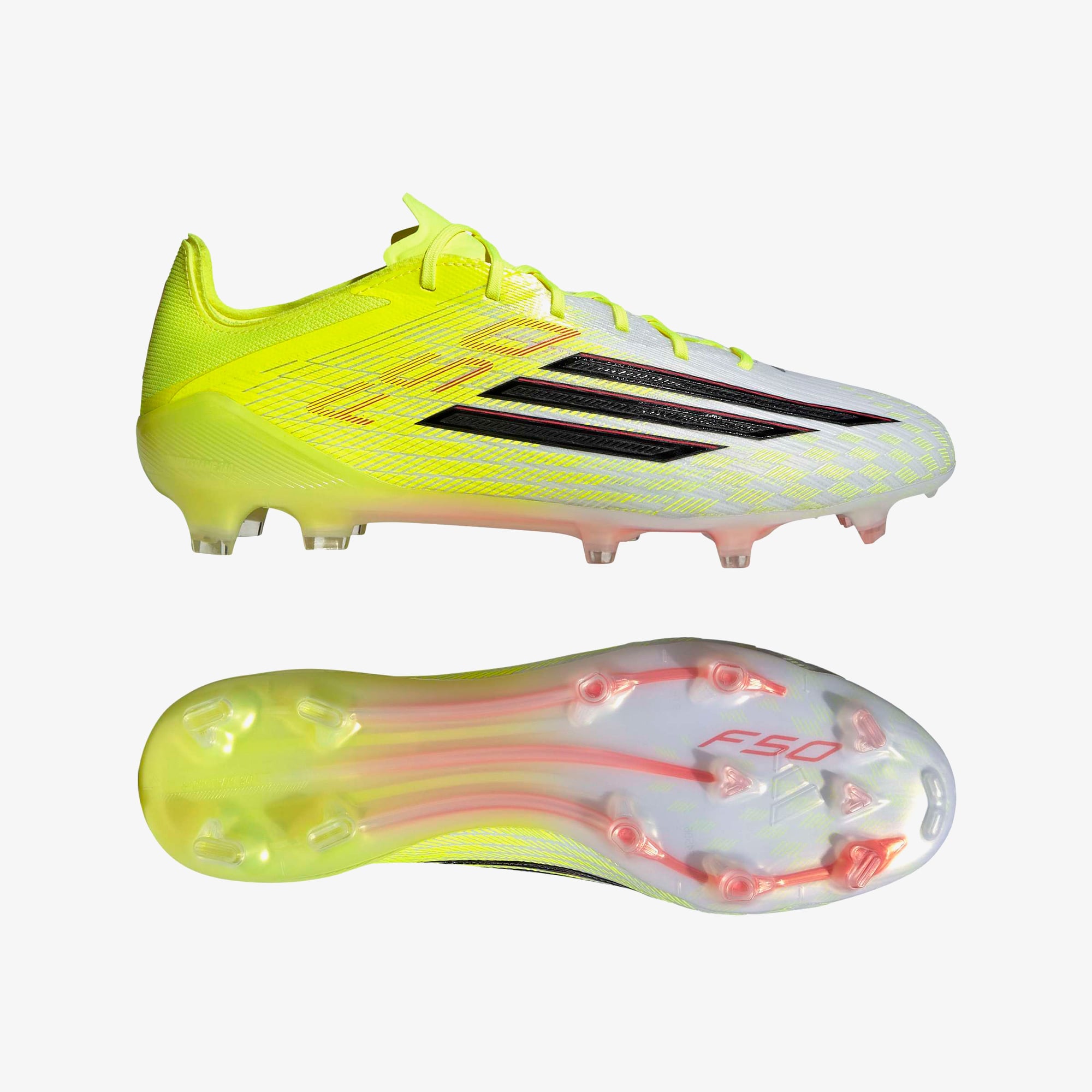adidas F50 Elite Fg Erkek Sarı Çim Saha Kramponu