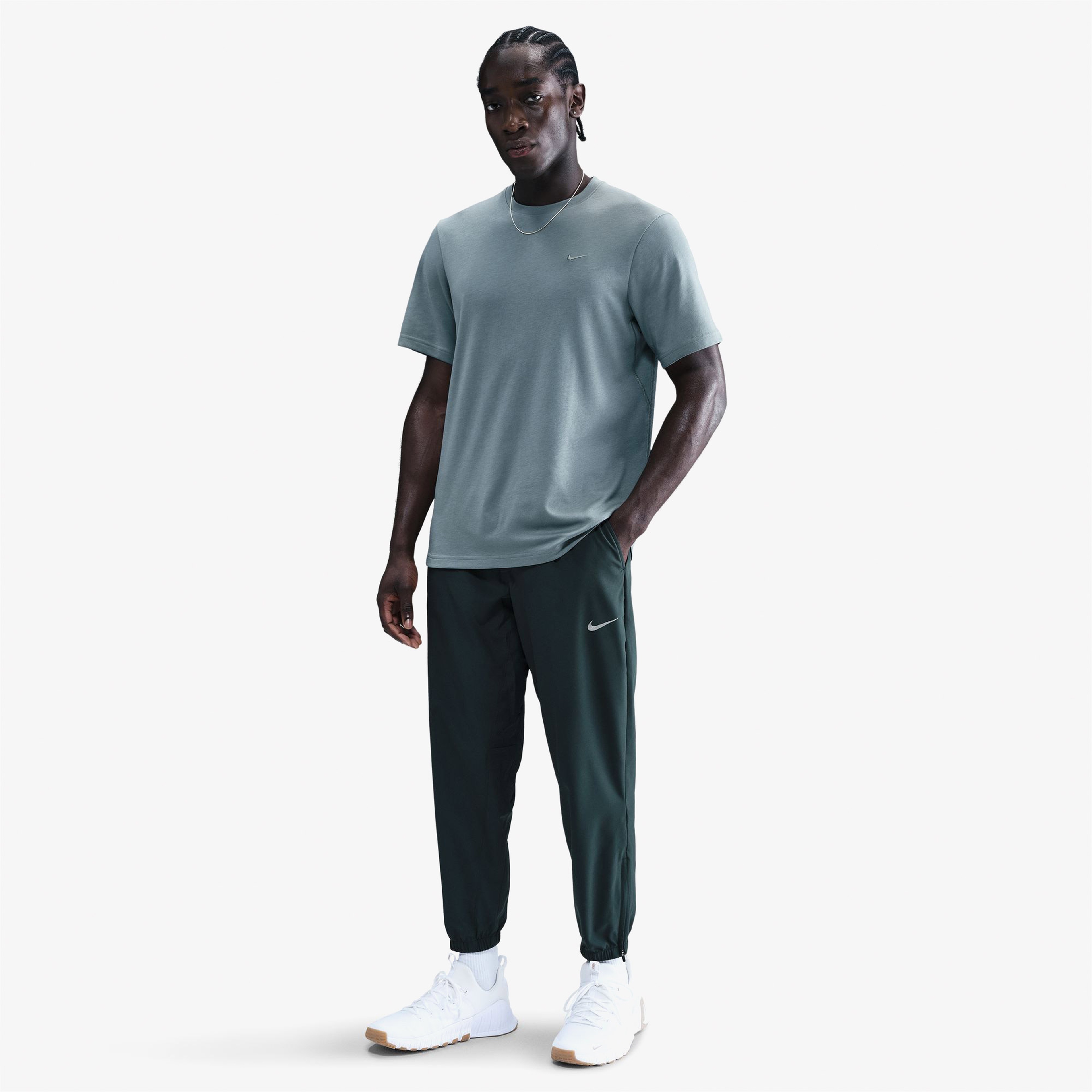 Nike Form Erkek Yeşil Antrenman Eşofman Altı