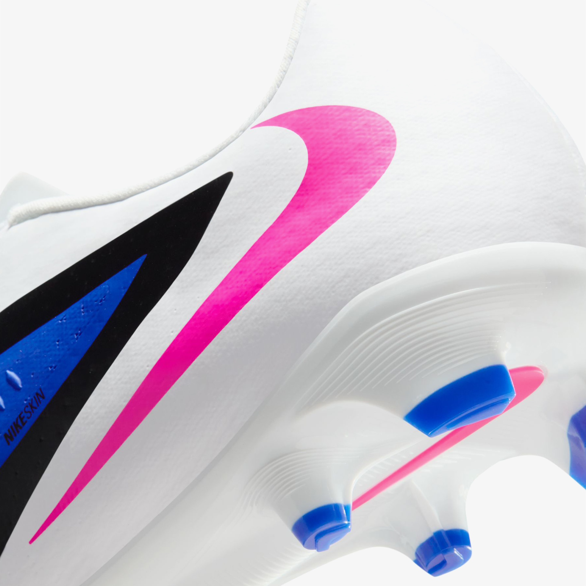 Nike Phantom 6 Low Academy Erkek Lacivert Çim Saha Kramponu