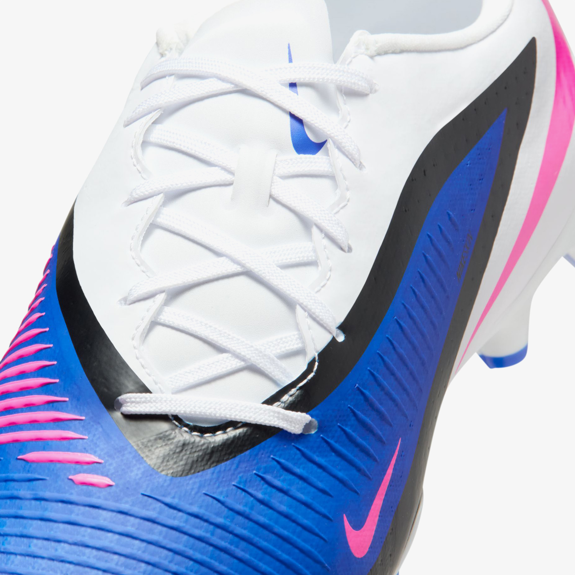Nike Phantom 6 Low Academy Erkek Lacivert Çim Saha Kramponu