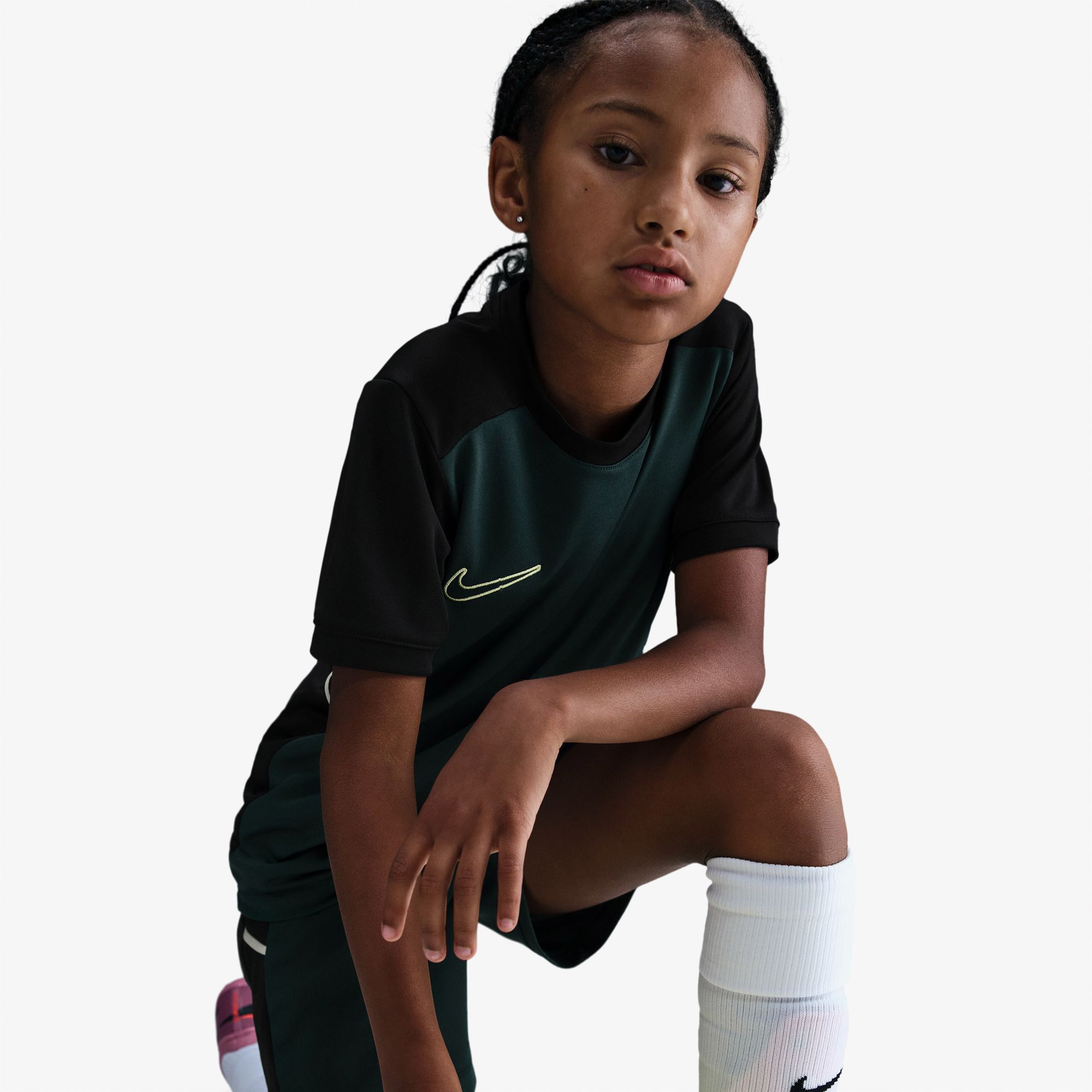 Nike Academy Çocuk Yeşil Futbol T-Shirt