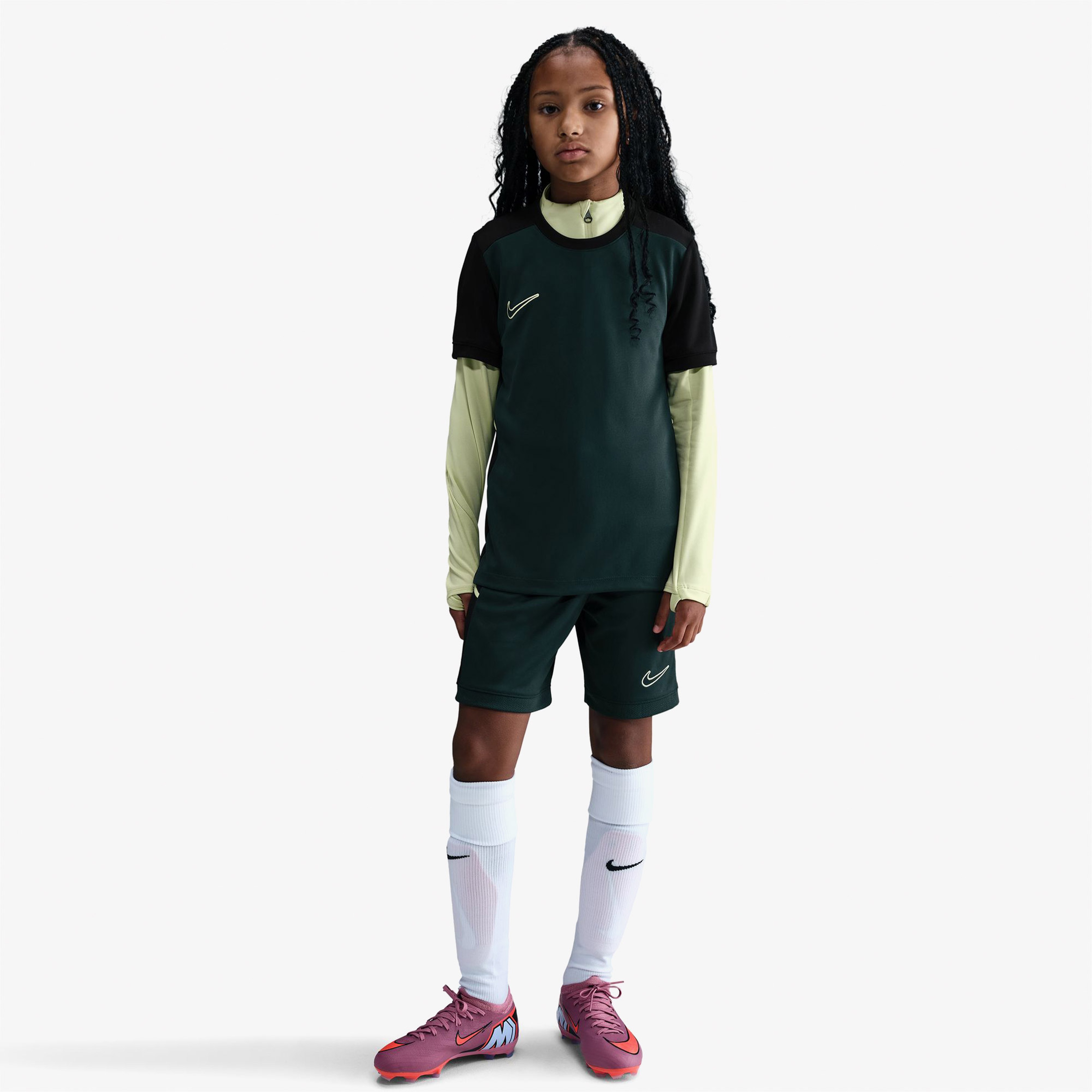 Nike Academy Çocuk Yeşil Futbol T-Shirt