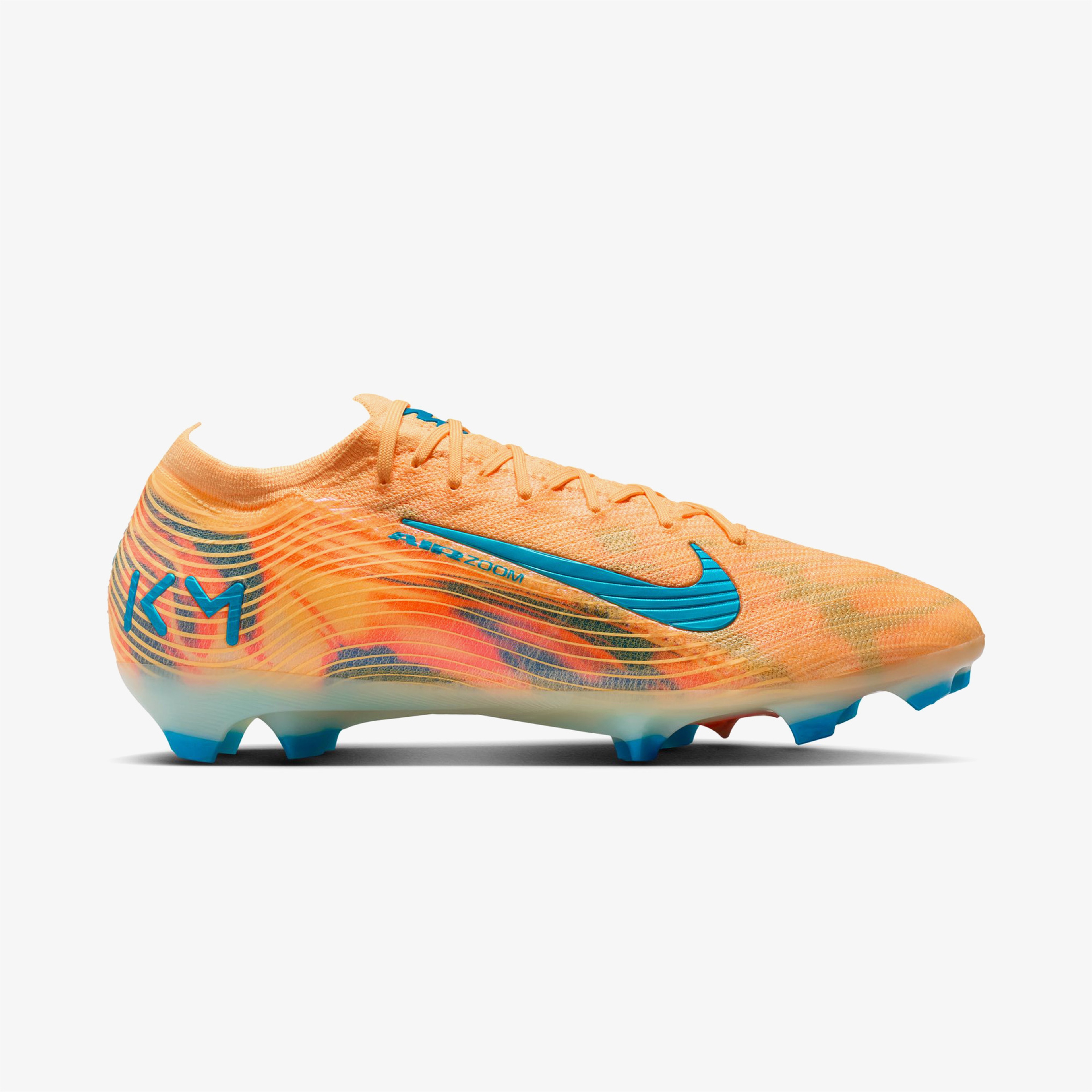 Nike Mercurial Vapor 16 Elite Kylian Mbappe Erkek Turuncu Çim Saha Kramponu
