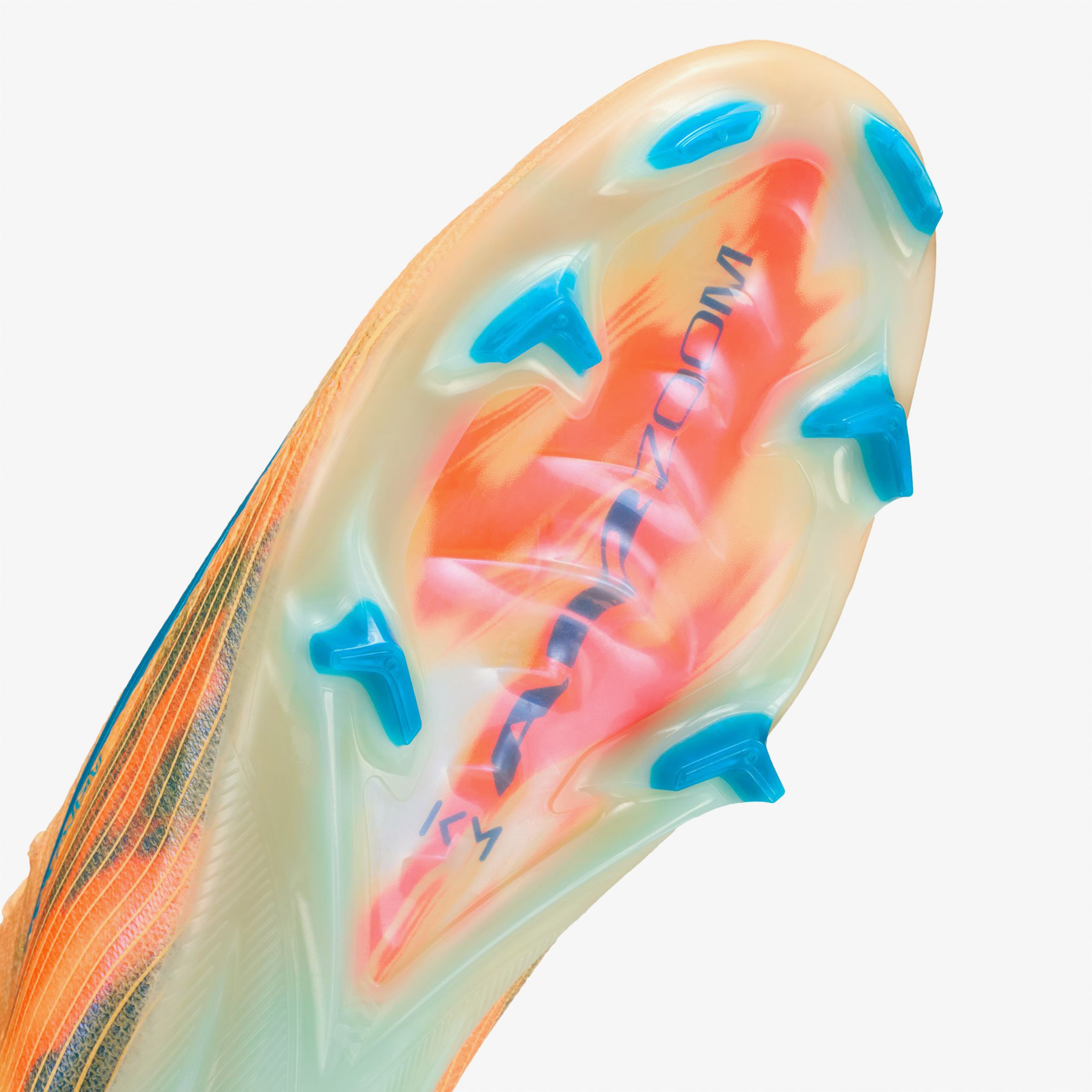 Nike Mercurial Vapor 16 Elite Kylian Mbappe Erkek Turuncu Çim Saha Kramponu