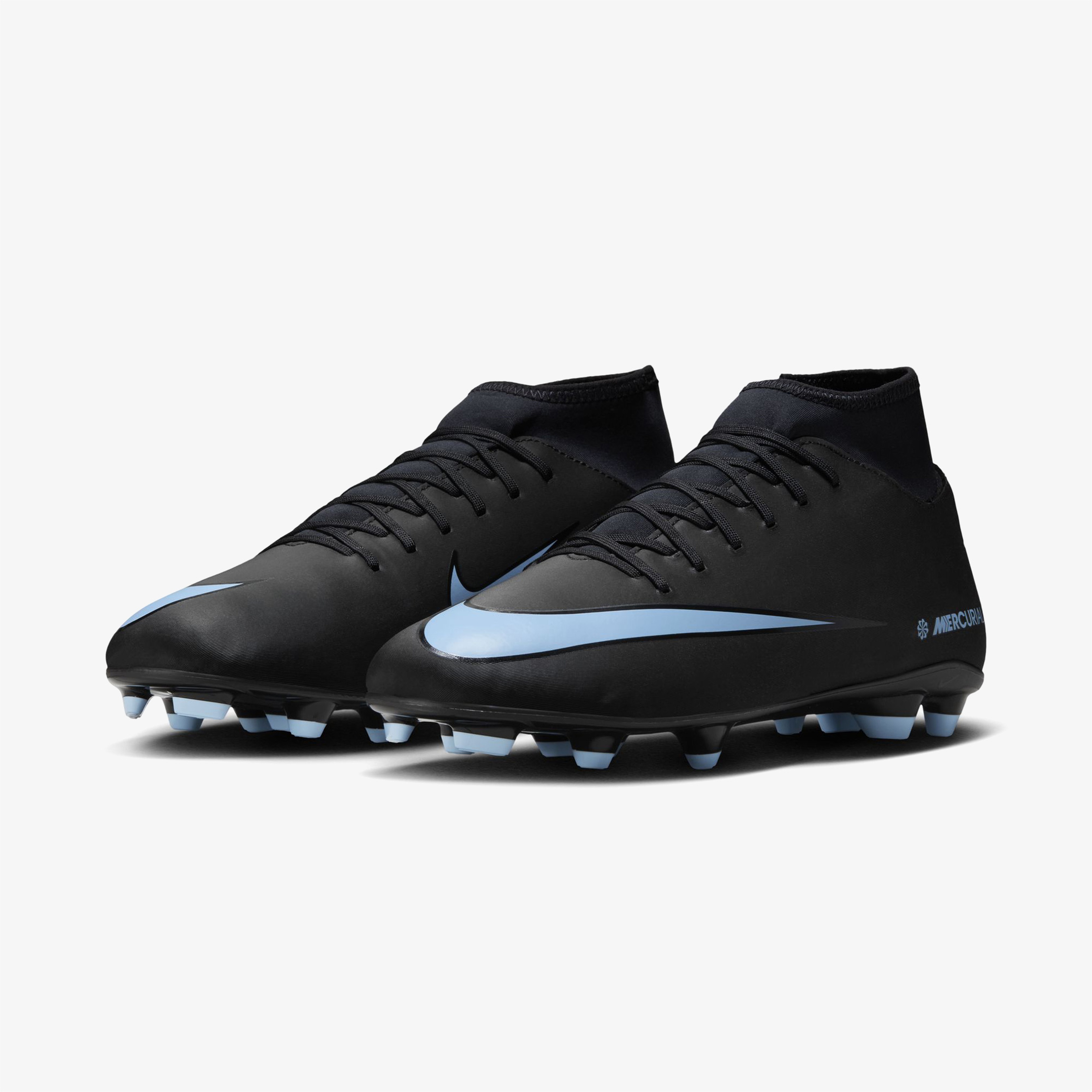Nike Mercurial Superfly 10 Club Erkek Siyah Çim Saha Kramponu
