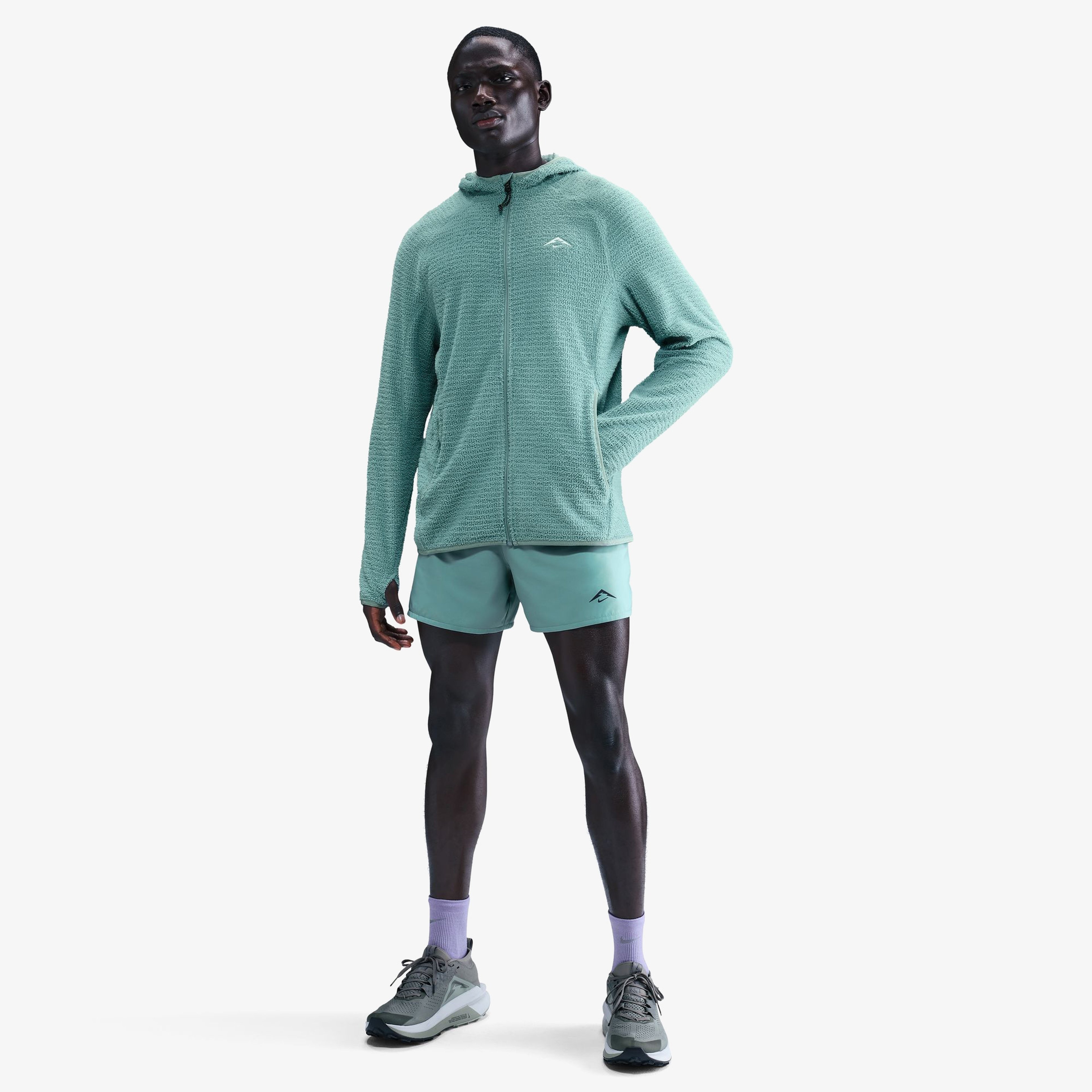 Nike Trail Erkek Yeşil Koşu Ceketi