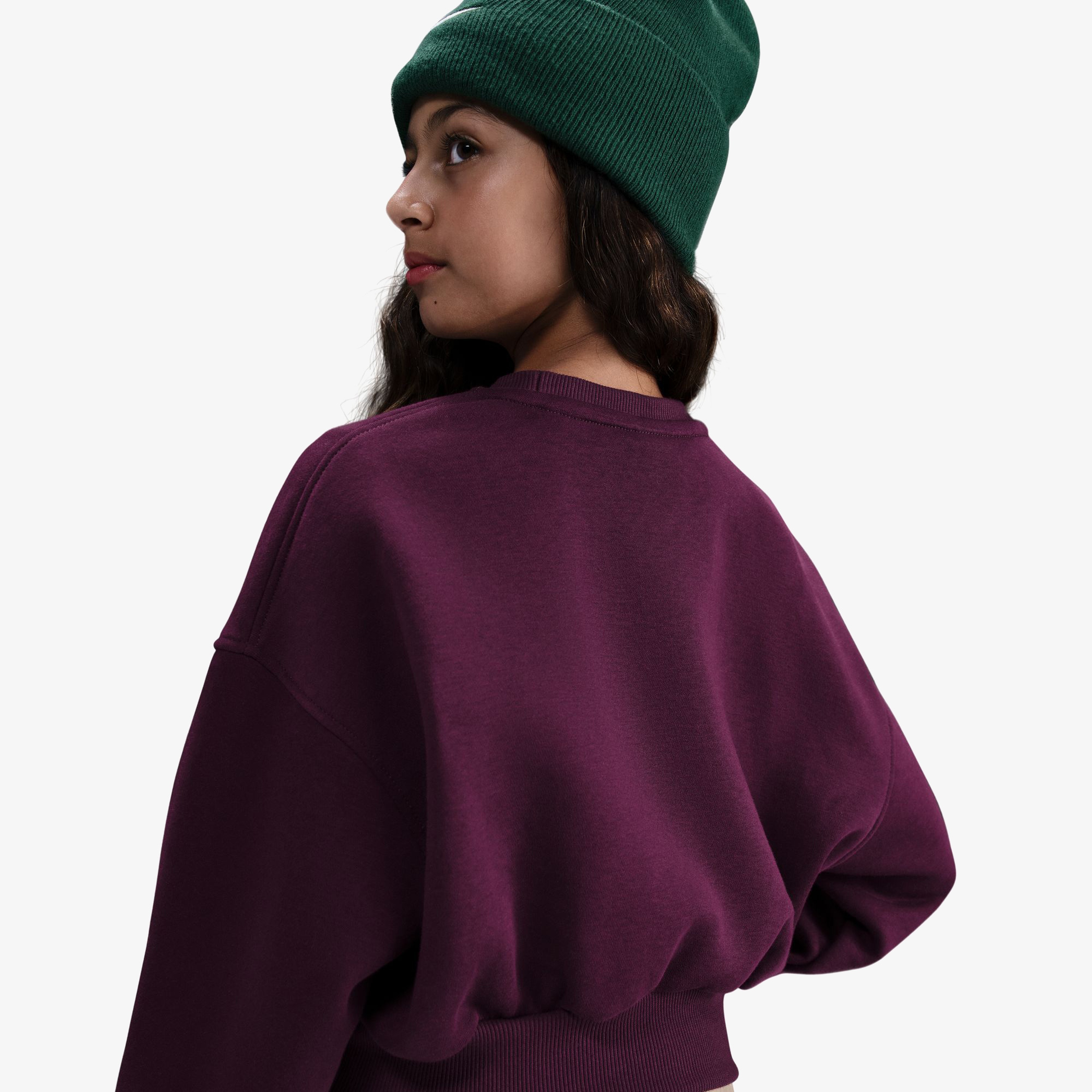 Nike Sportswear Club Fleece Çocuk Bordo Sweatshirt