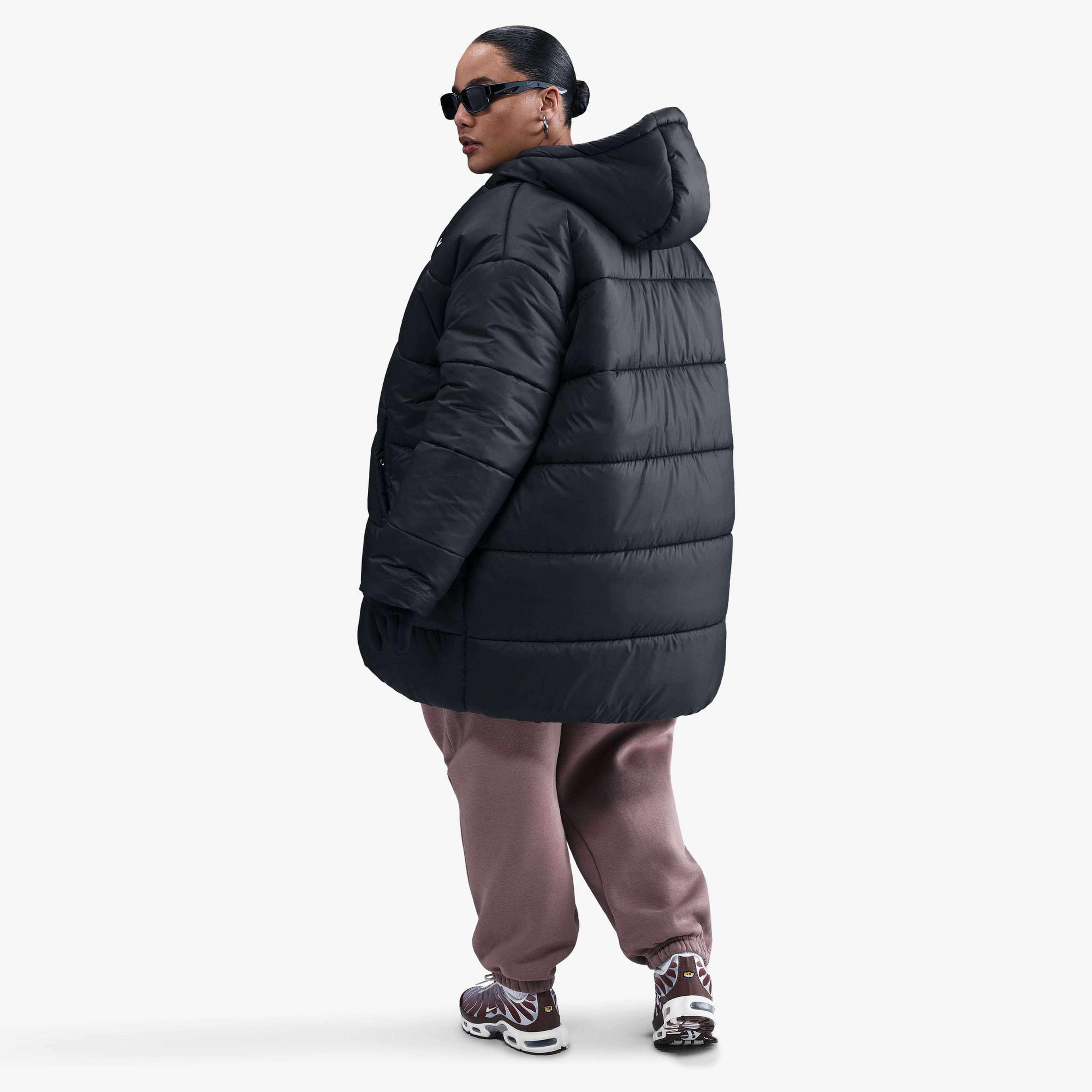 Nike Sportswear Classic Kadın Siyah Mont