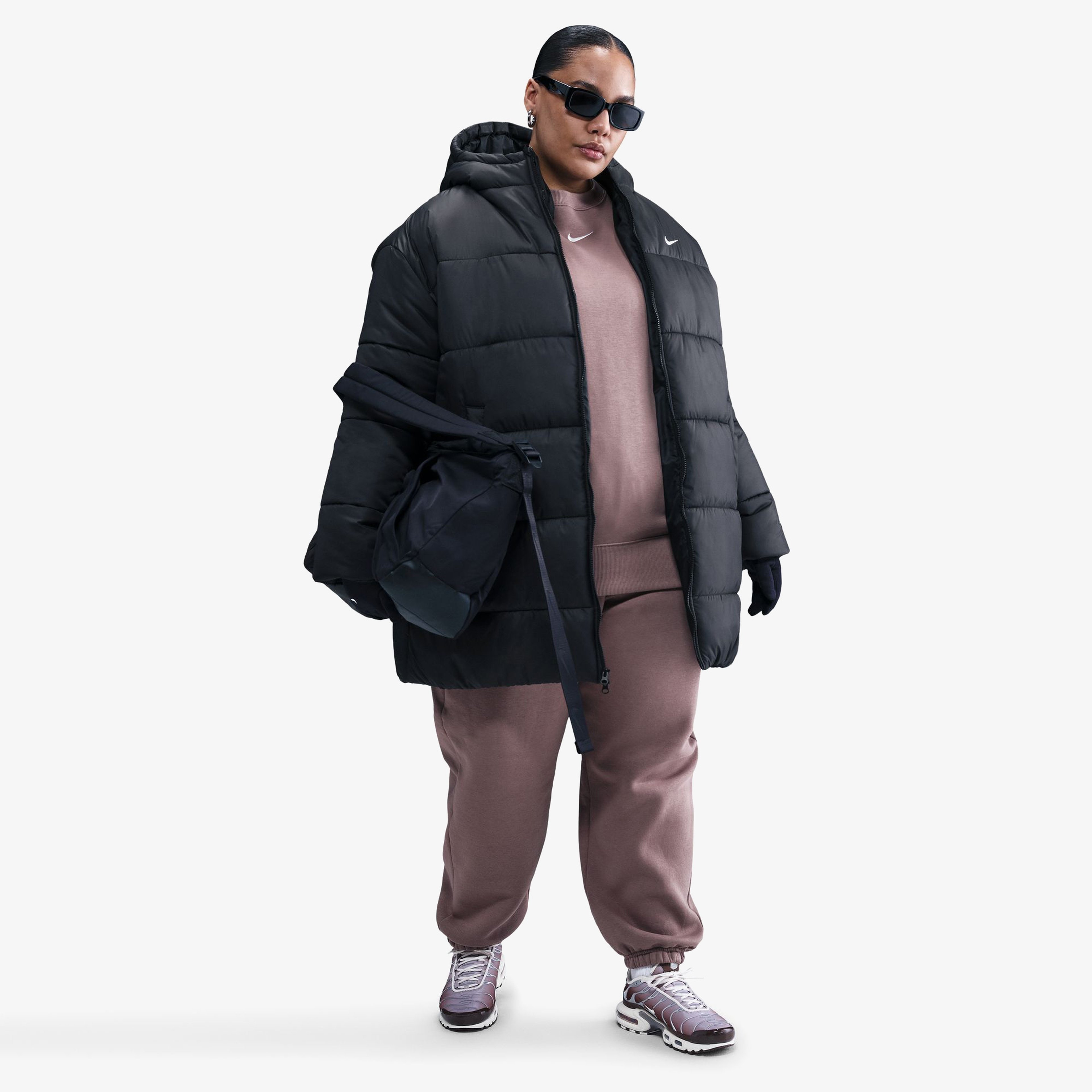 Nike Sportswear Classic Kadın Siyah Mont