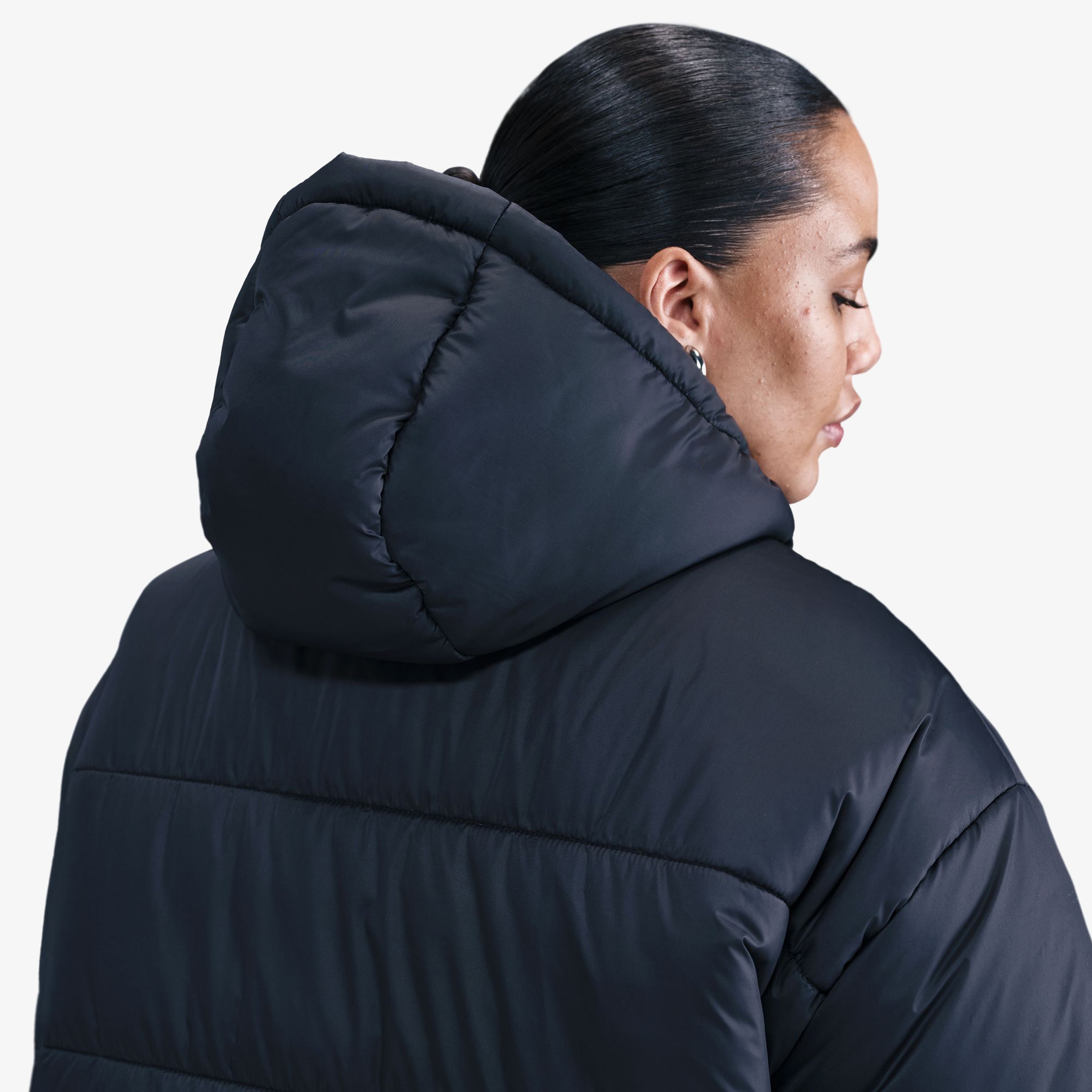Nike Sportswear Classic Kadın Siyah Mont