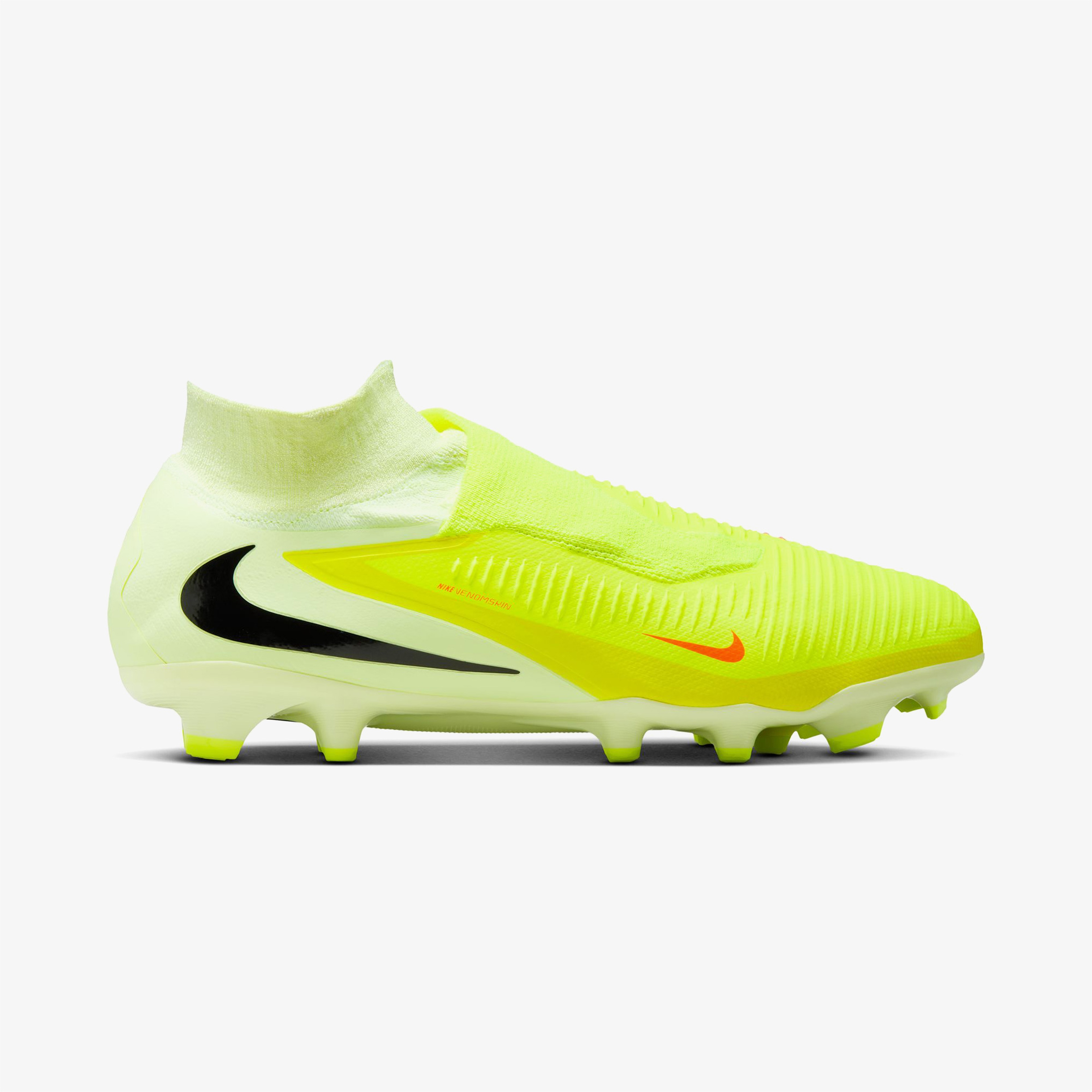 Nike Phantom 6 High Pro Erkek Turuncu Çim Saha Kramponu