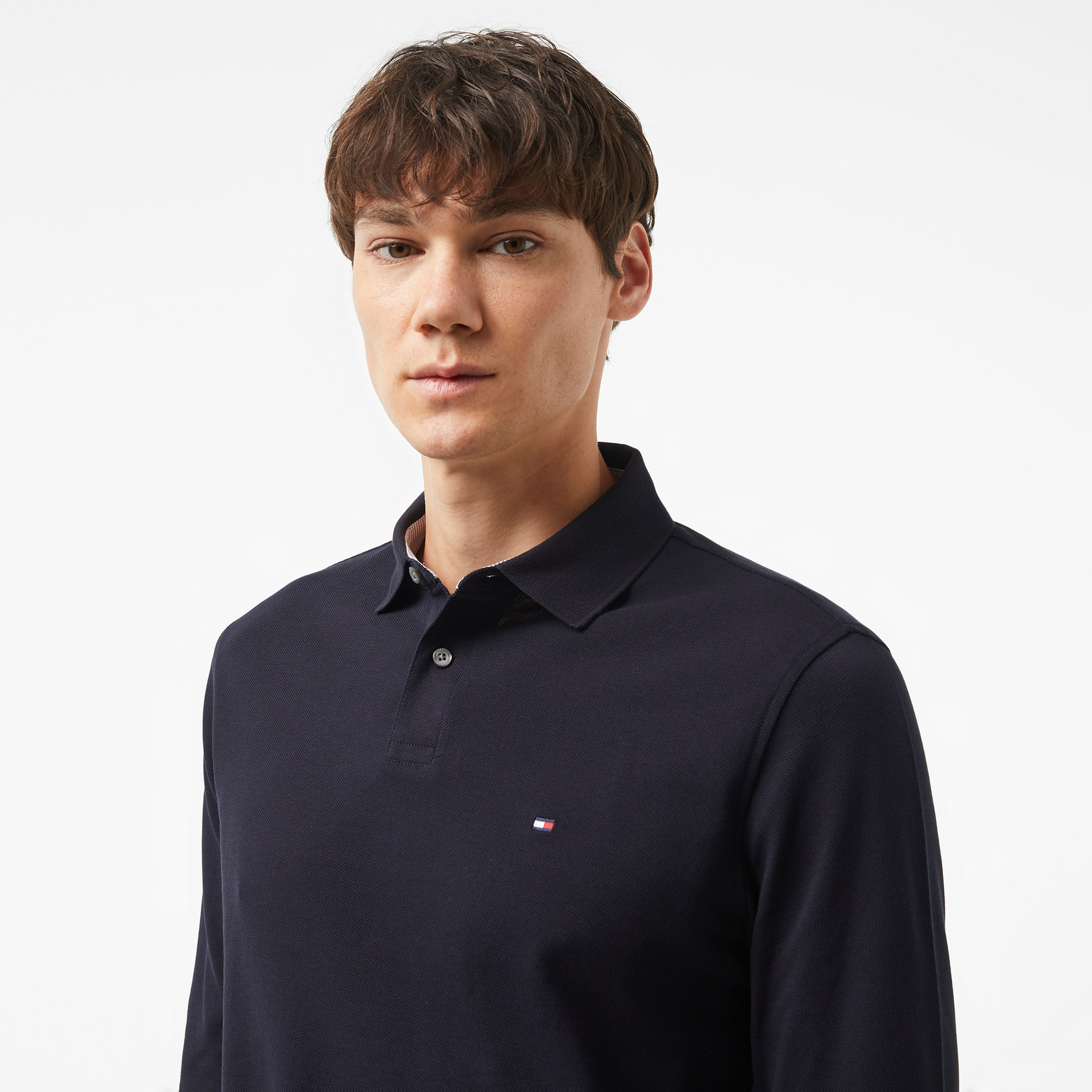 Tommy Hilfiger 1985 Regular Erkek Lacivert Polo Yaka T-Shirt