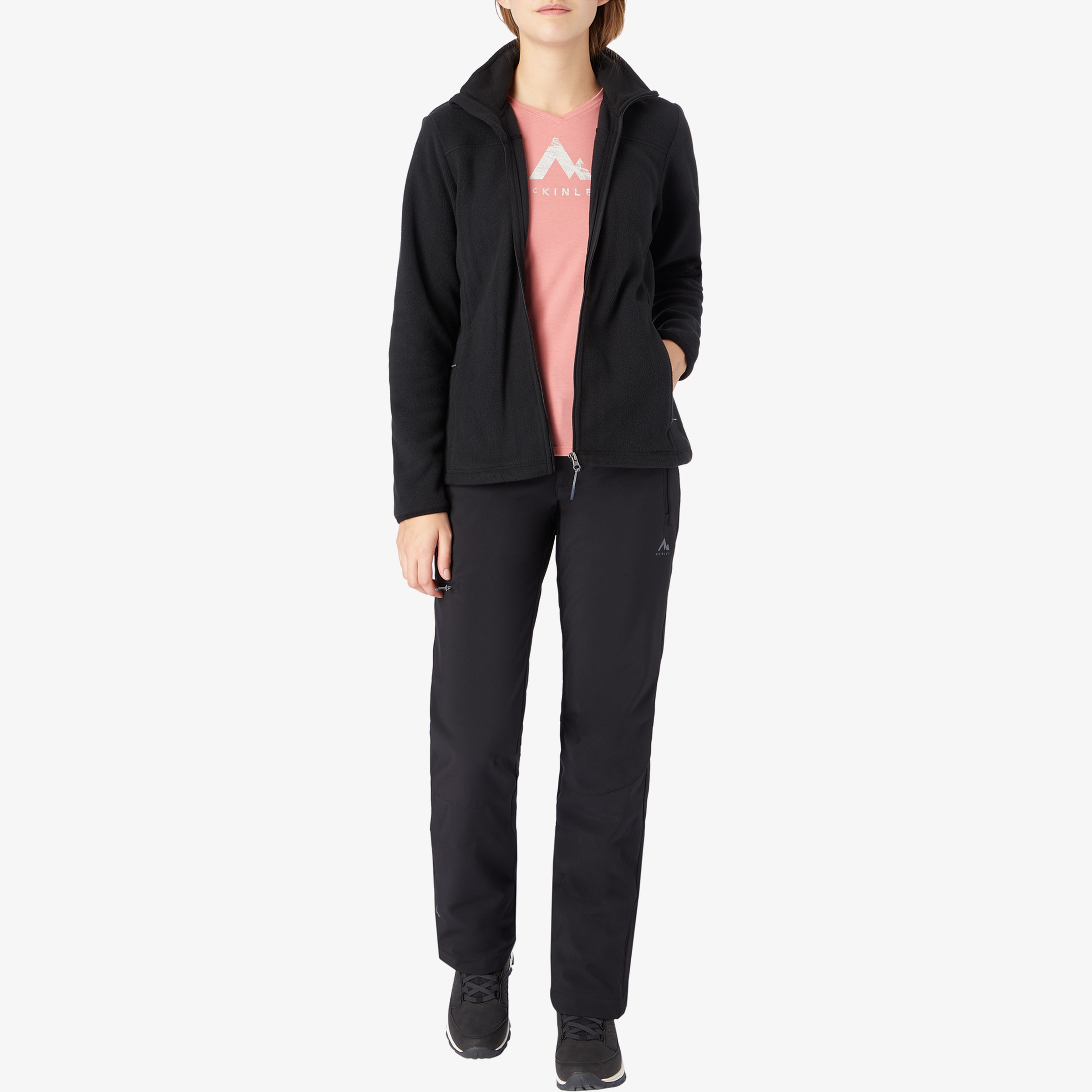 Mc Kinley Coari II Kadın Siyah Outdoor Polar