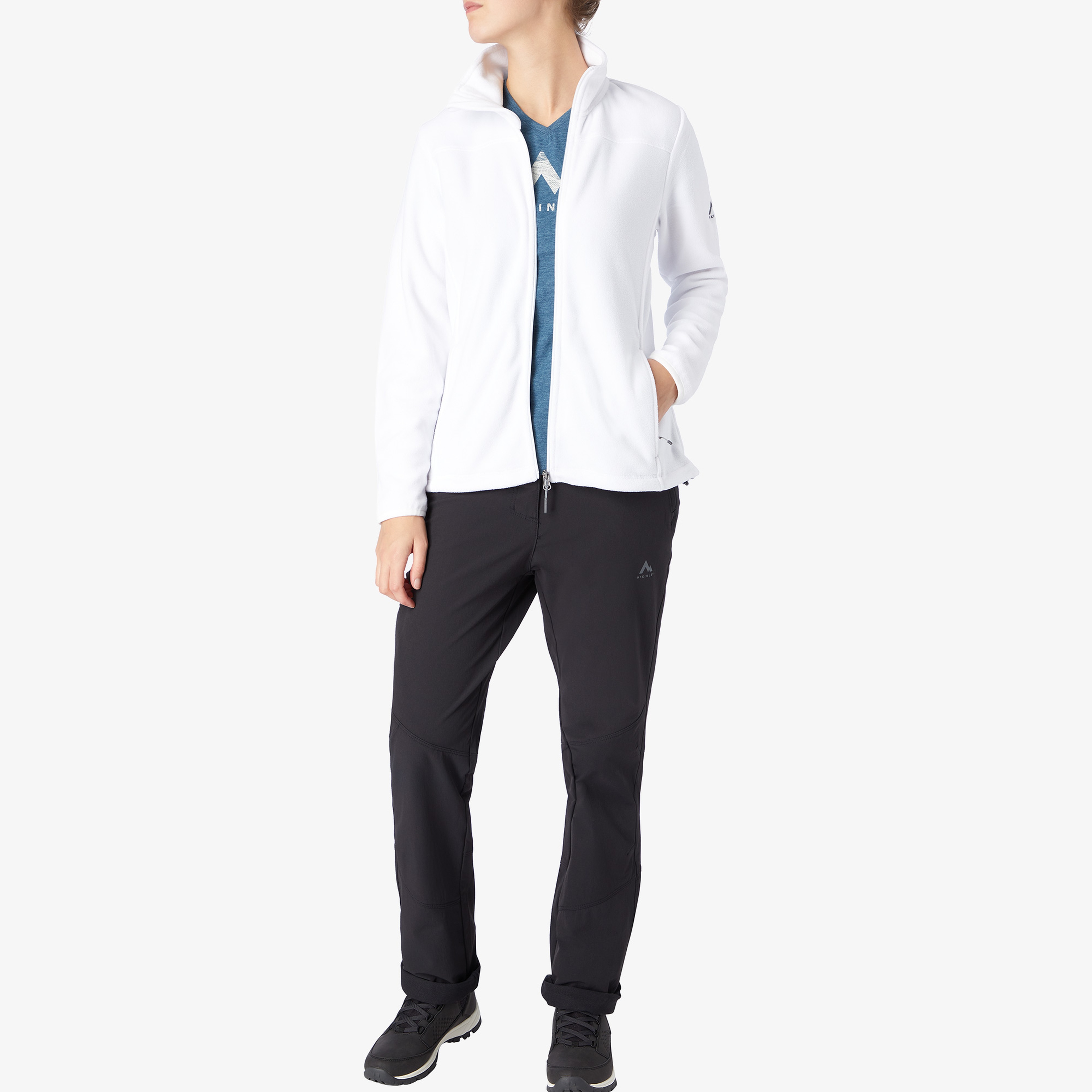 Mc Kinley Coari II Kadın Beyaz Outdoor Polar