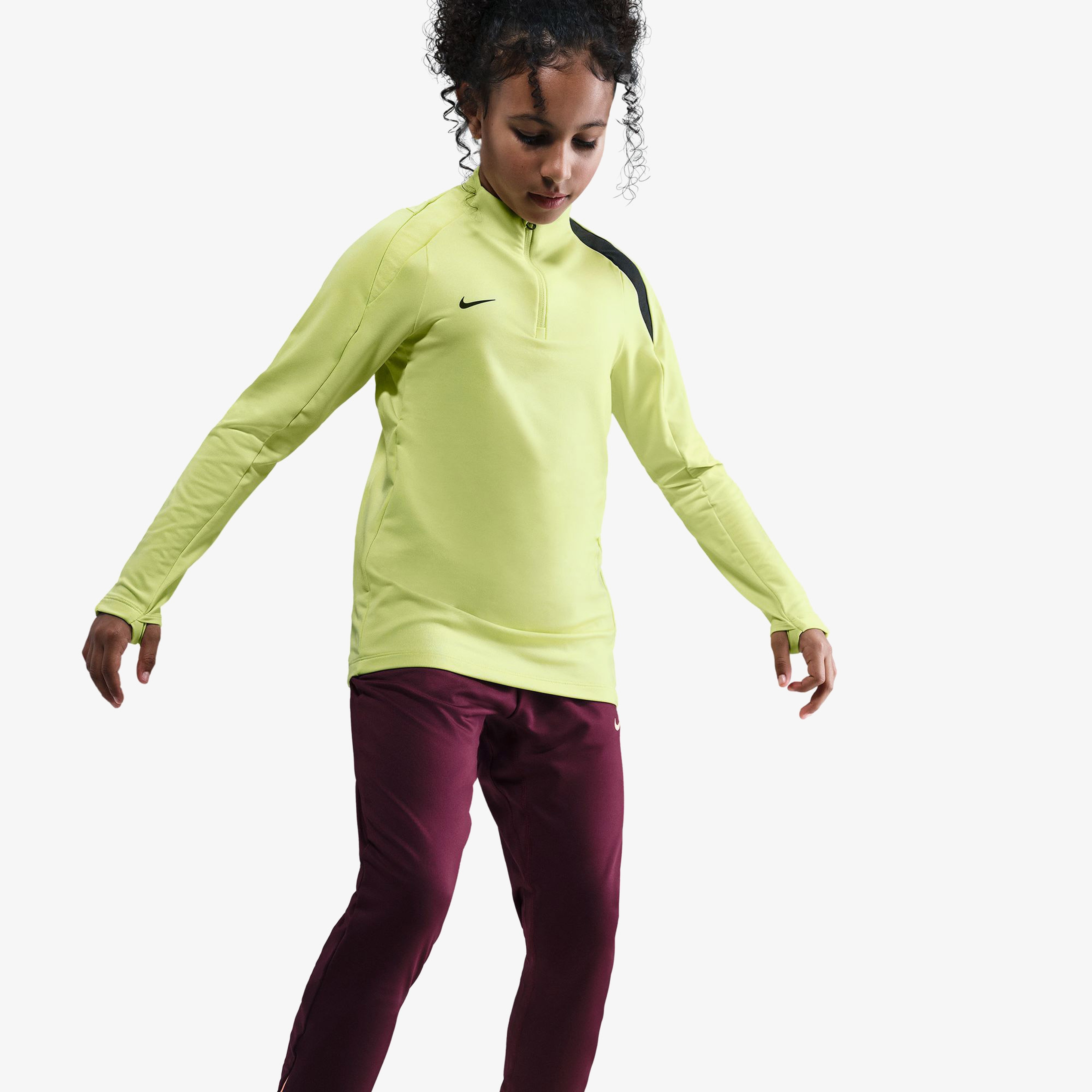 Nike Dri-FIT Strike Çocuk Yeşil Futbol Sweatshirt