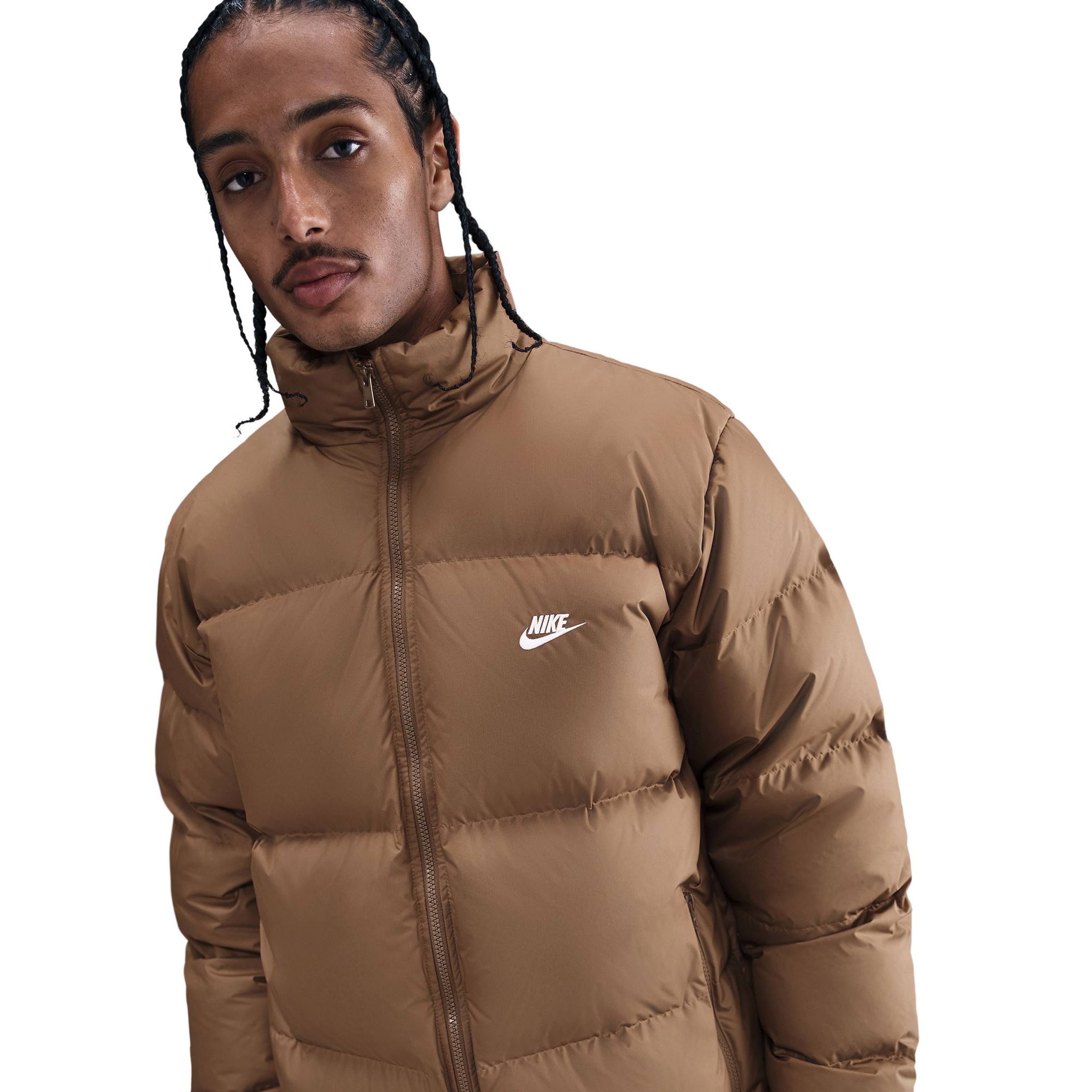 Nike Sportswear Club Erkek Kahverengi Ceket