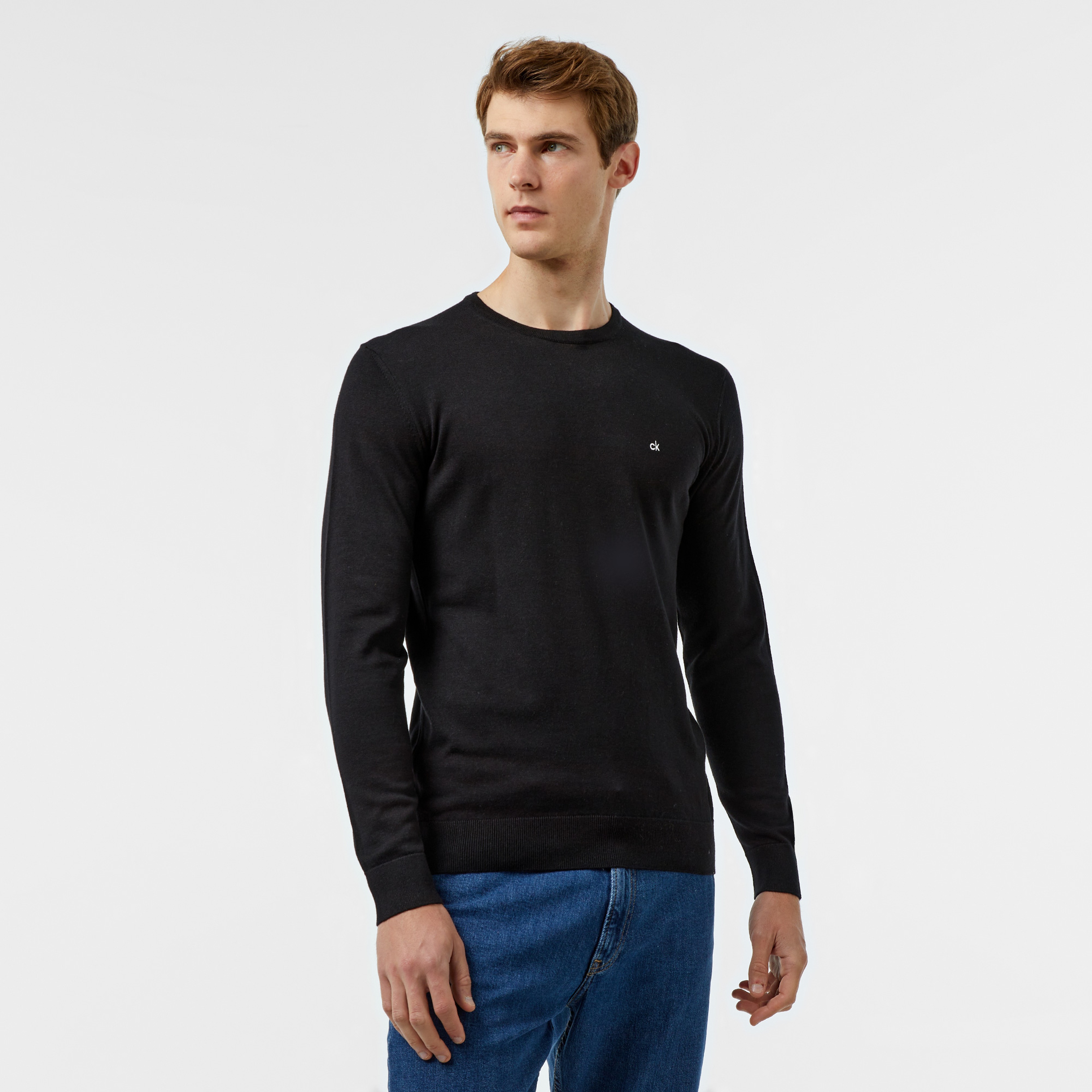 Calvin Klein Erkek Siyah Triko