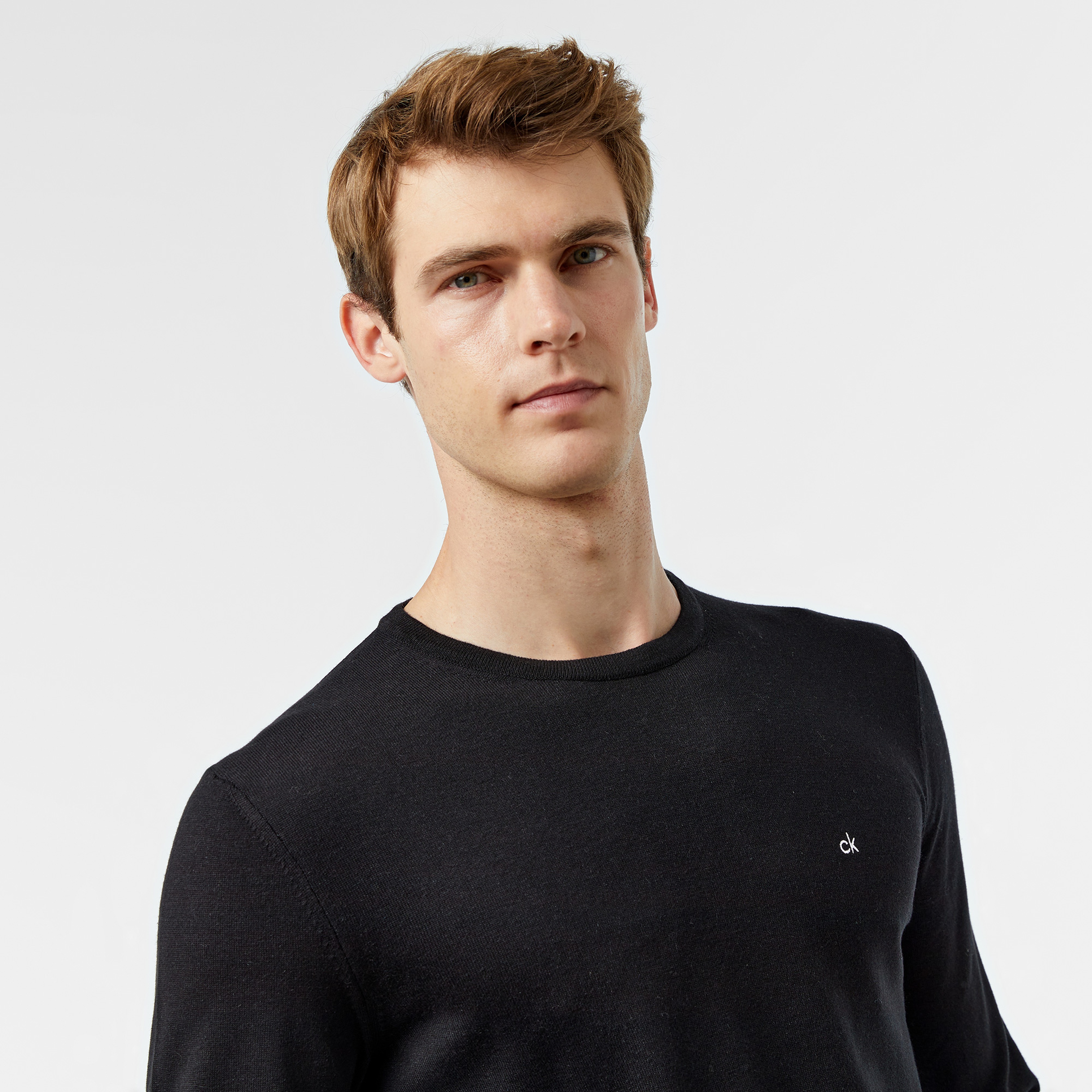 Calvin Klein Erkek Siyah Triko
