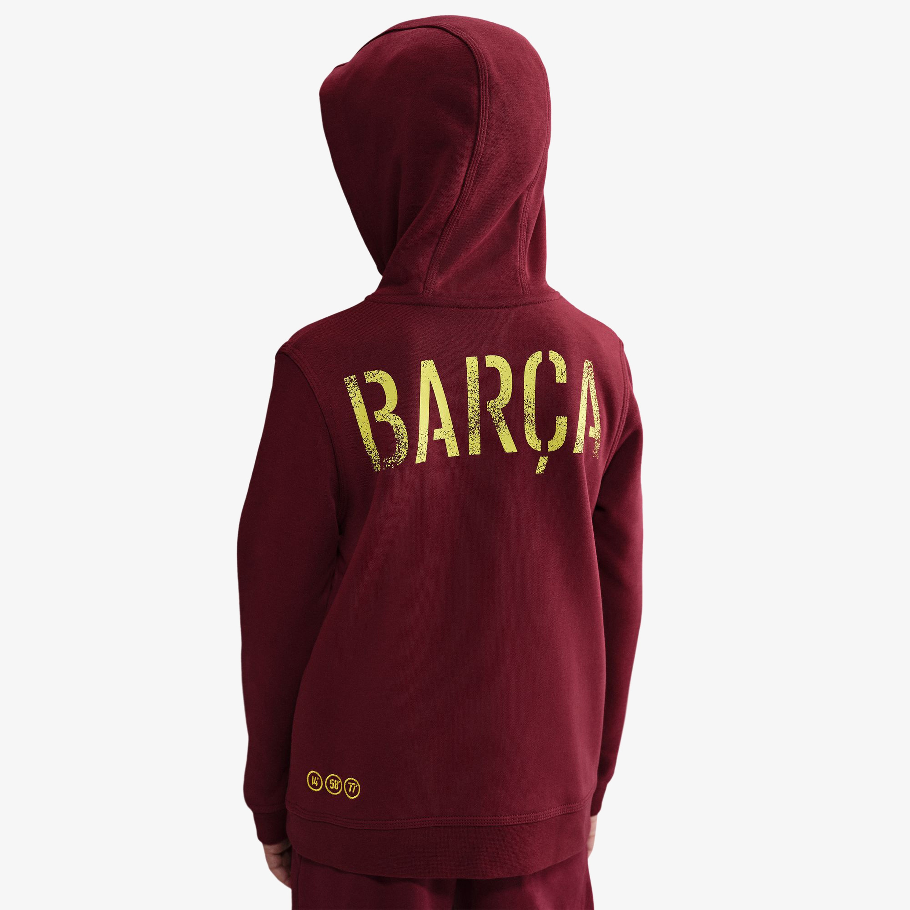 Nike FC Barcelona SE Çocuk Kırmızı Futbol Sweatshirt