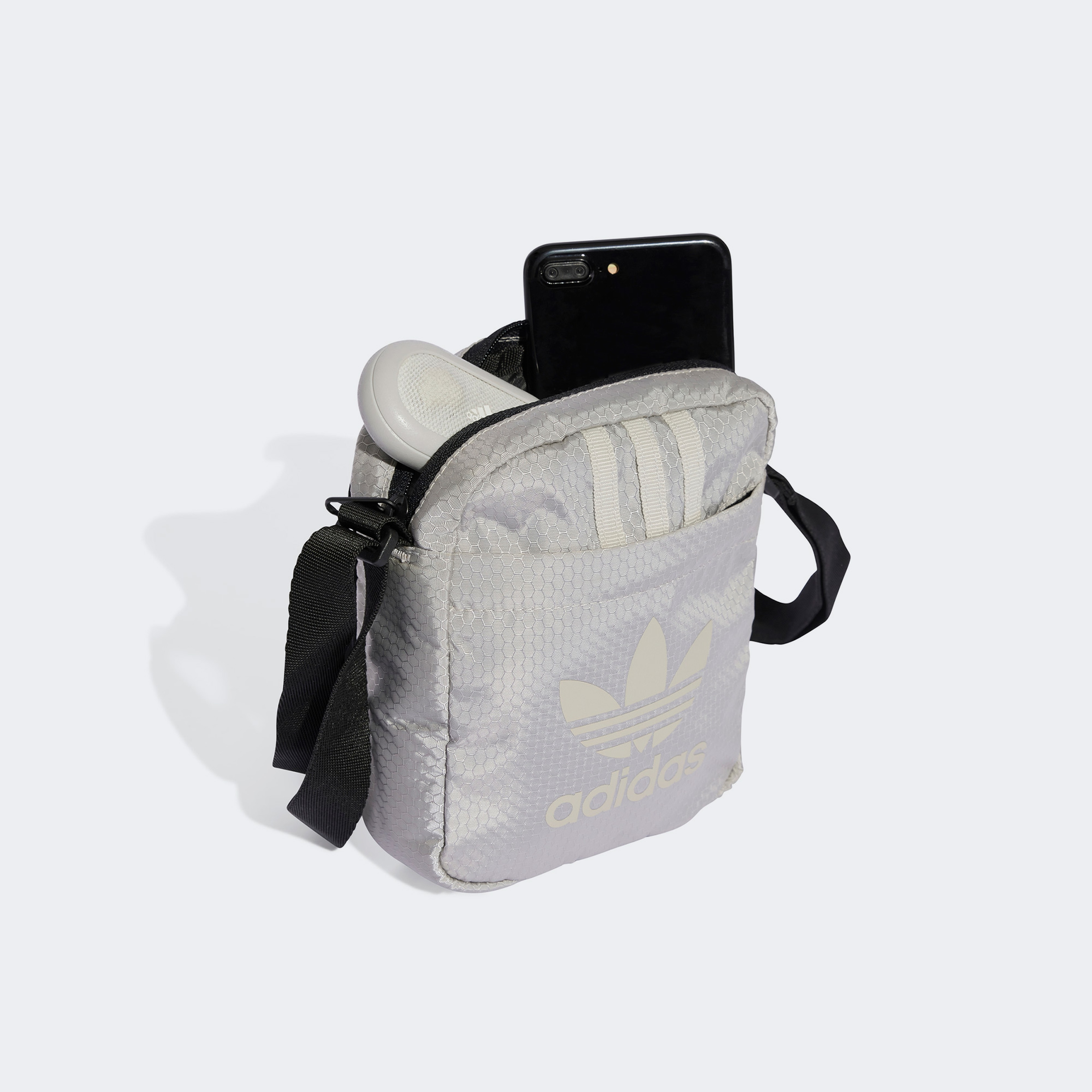 adidas Bilekli 3'lü Unisex Gri Omuz Çantası