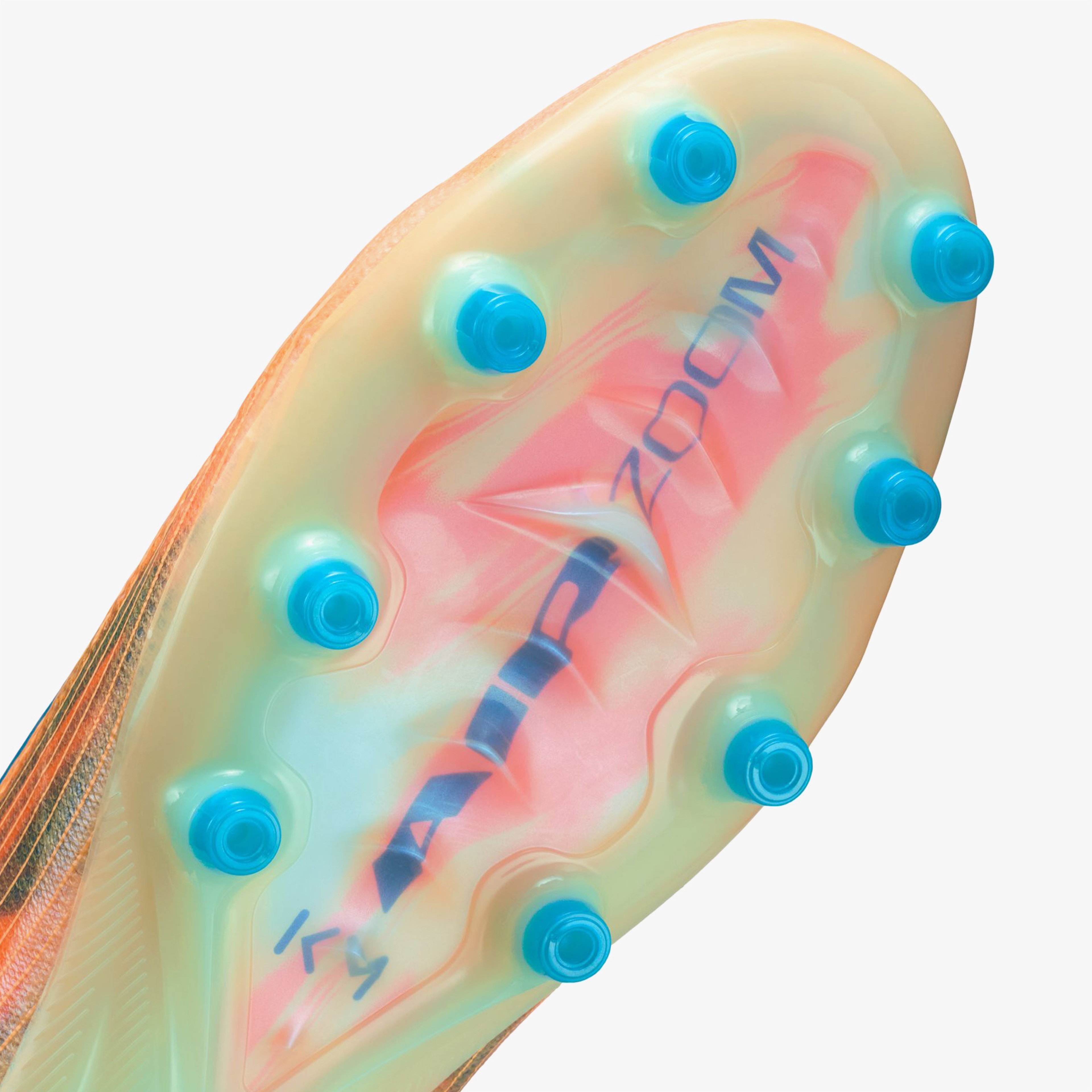 Nike Mercurial Vapor 16 Elite Kylian Mbappe Erkek Turuncu Çim Saha Kramponu