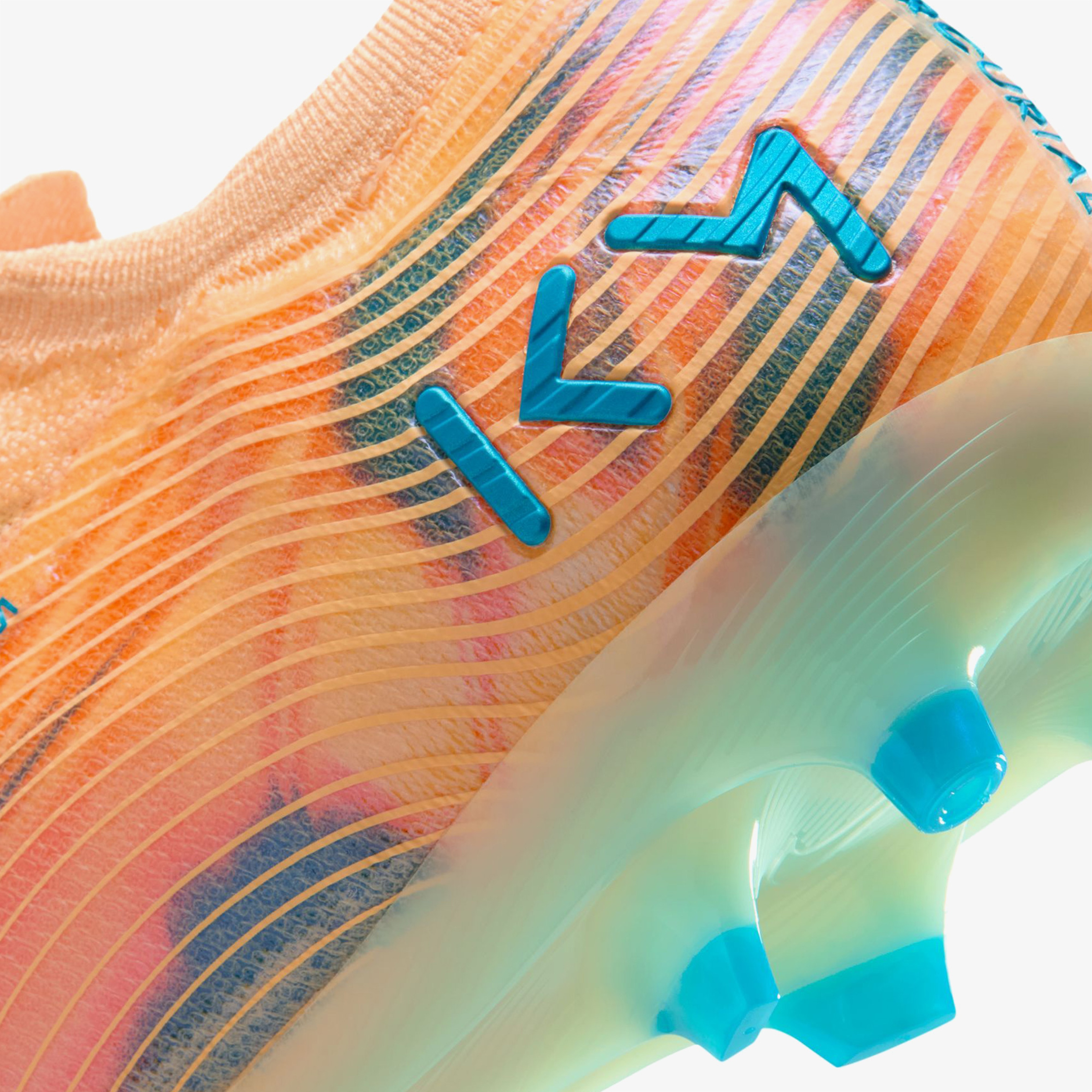 Nike Mercurial Vapor 16 Elite Kylian Mbappe Erkek Turuncu Çim Saha Kramponu