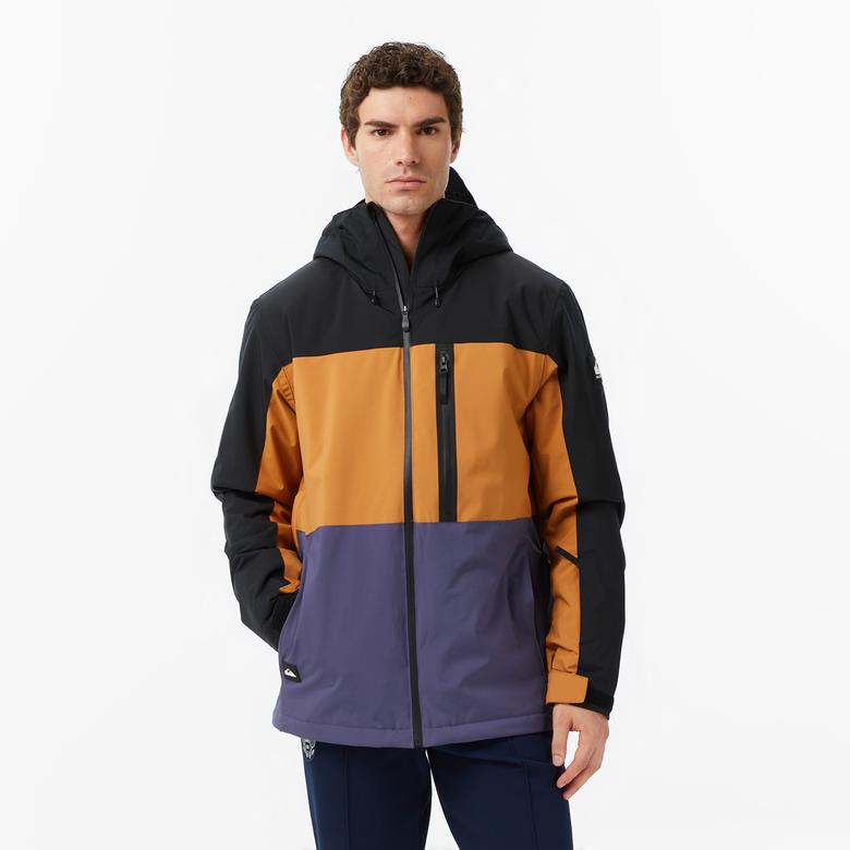 Quiksilver Sycamore Block 20K Erkek Renkli Kayak Montu