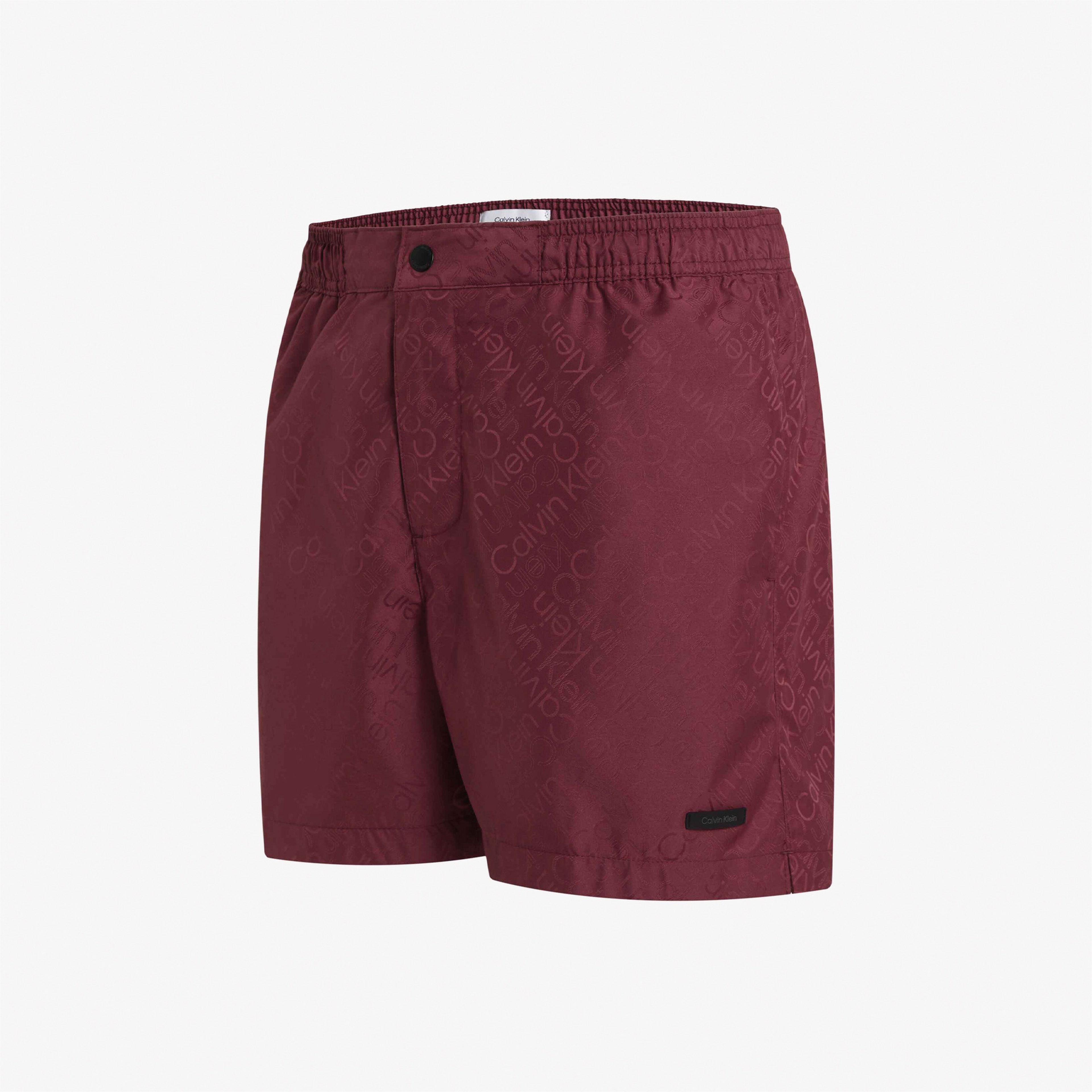 Calvin Klein Black Jacquard Erkek Kırmızı Mayo Şort